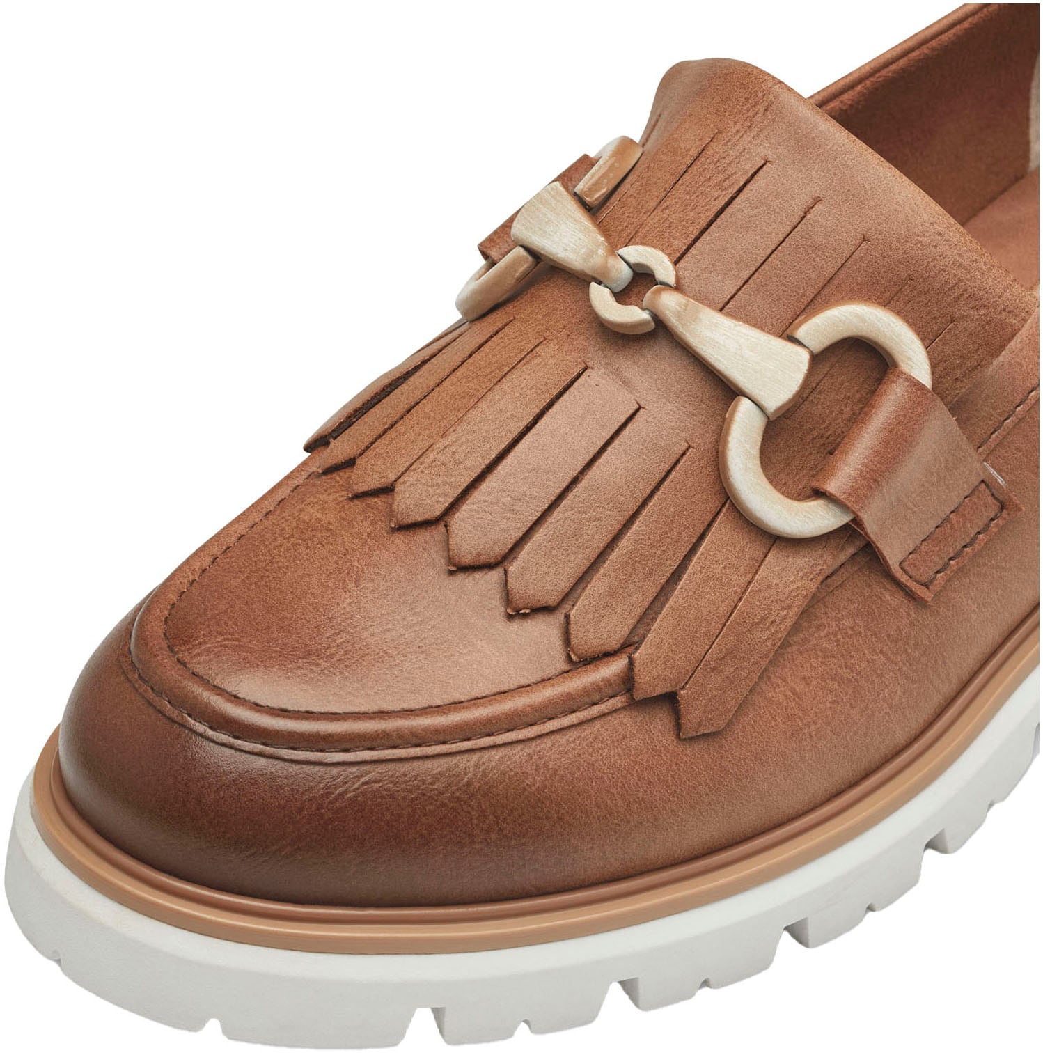 MARCO TOZZI Slipper, Chunky Loafer, Slipper in veganer Verarbeitung