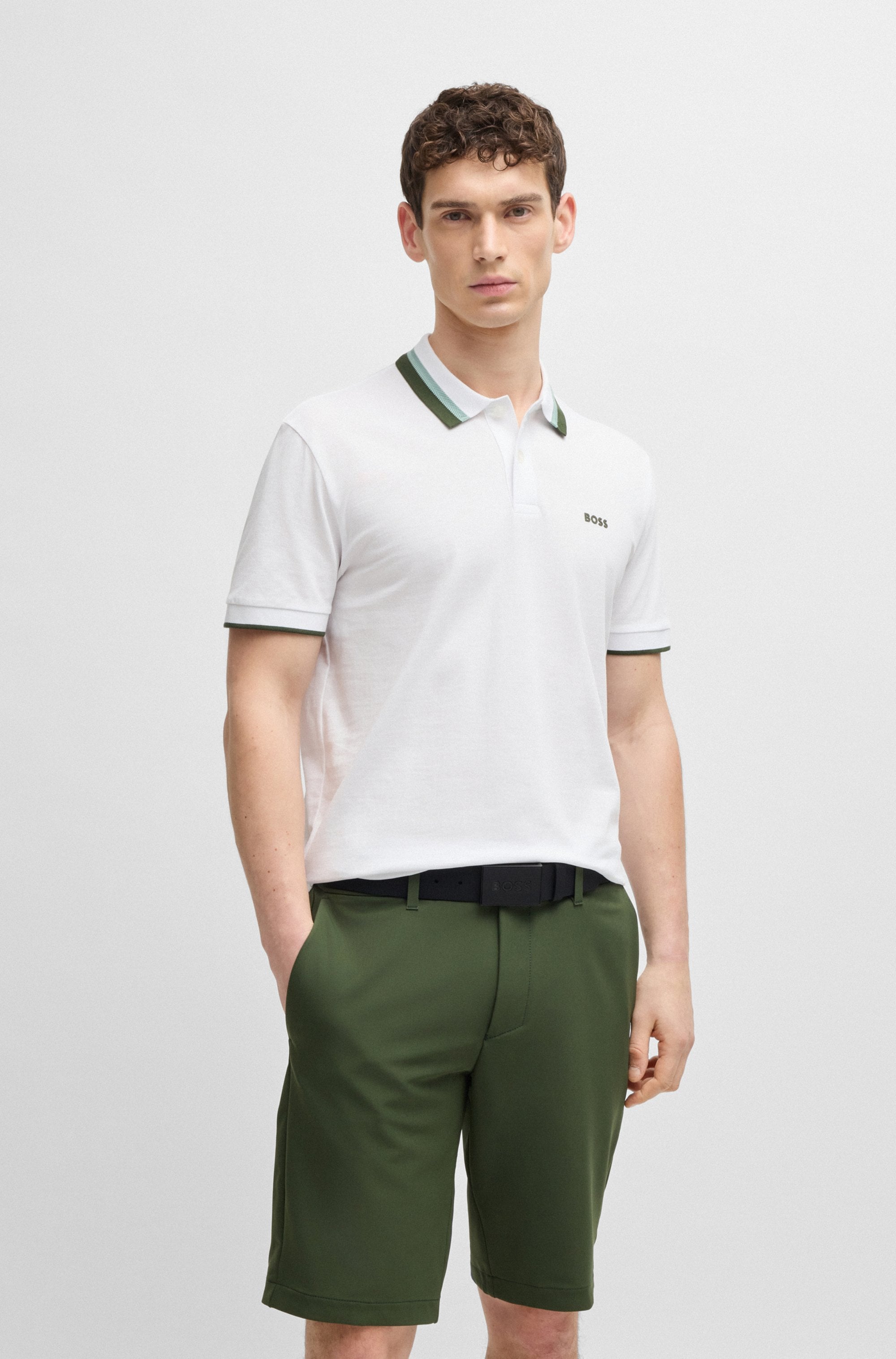 BOSS Ledergürtel »Boss_Icon-S1_Sz40« mit BOSS-Logo-Prägung auf der Koppelschließe