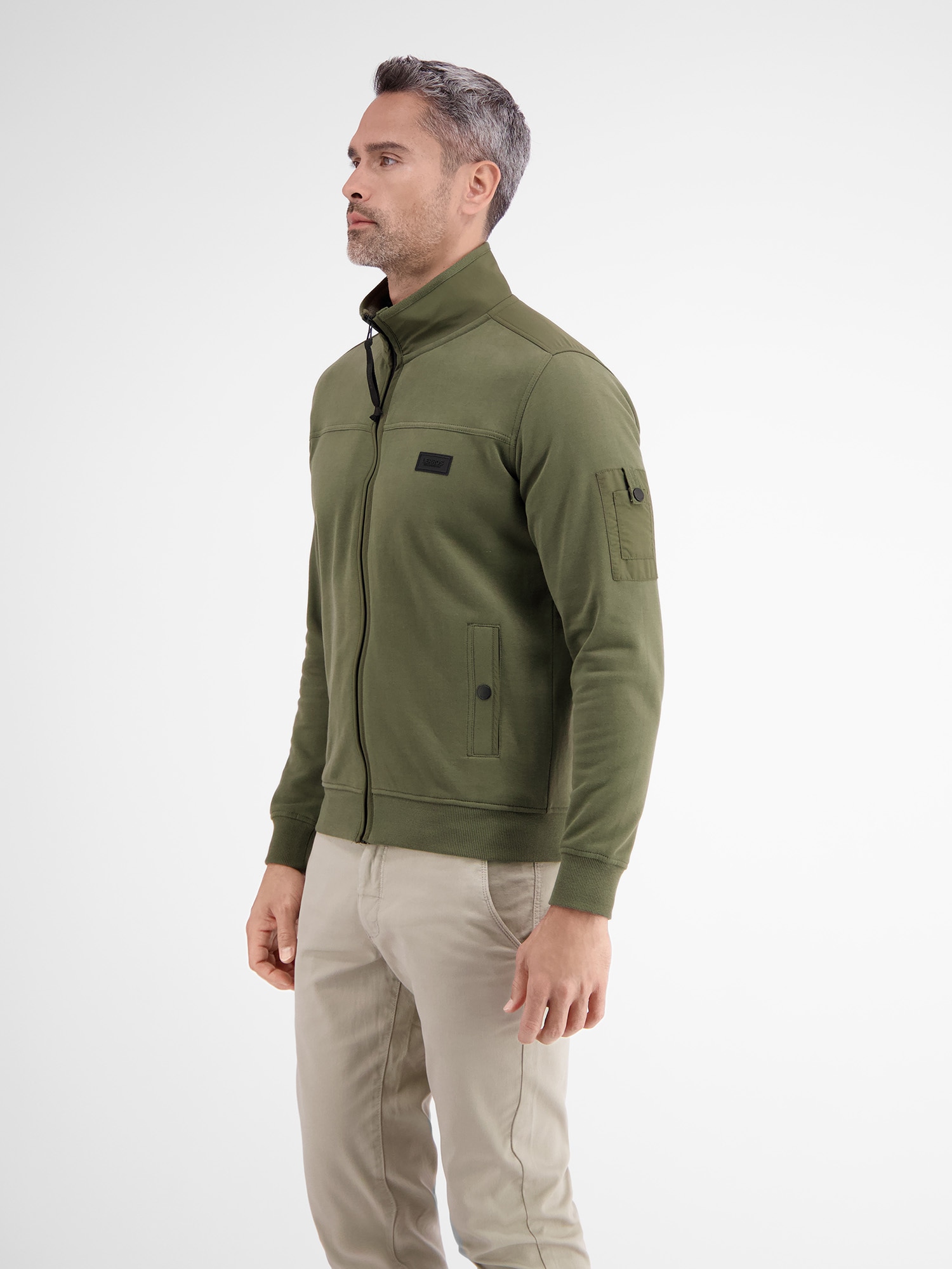 LERROS Sweatjacke »Sweatjacke in weicher Qualität«