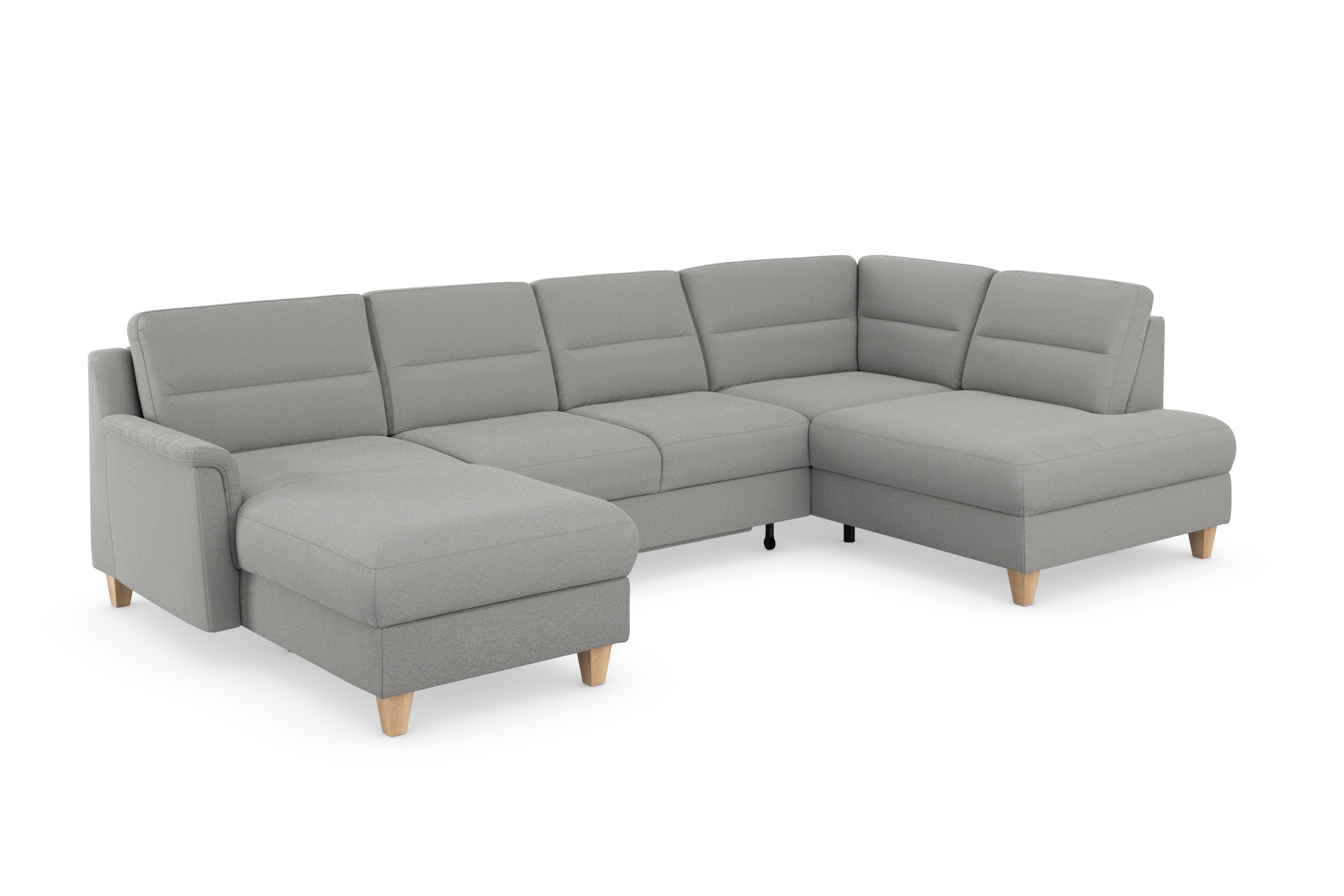 sit&more Wohnlandschaft »Farö U-Form«, inklusive Federkern, wahlweise mit Bettfunktion und Bettkasten
