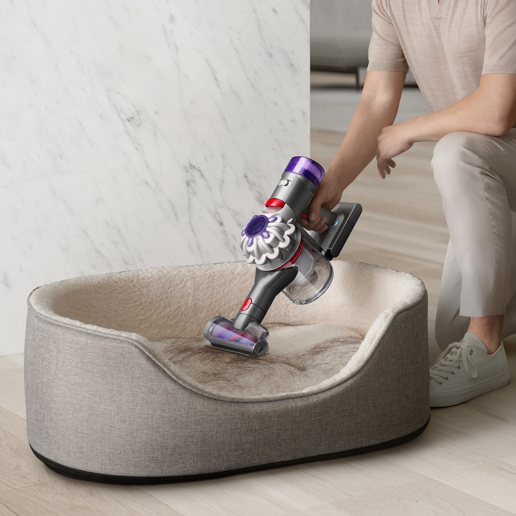 DYSON Akku-Hand-und Stielstaubsauger »V8 Absolute (Silber/Gelb)«