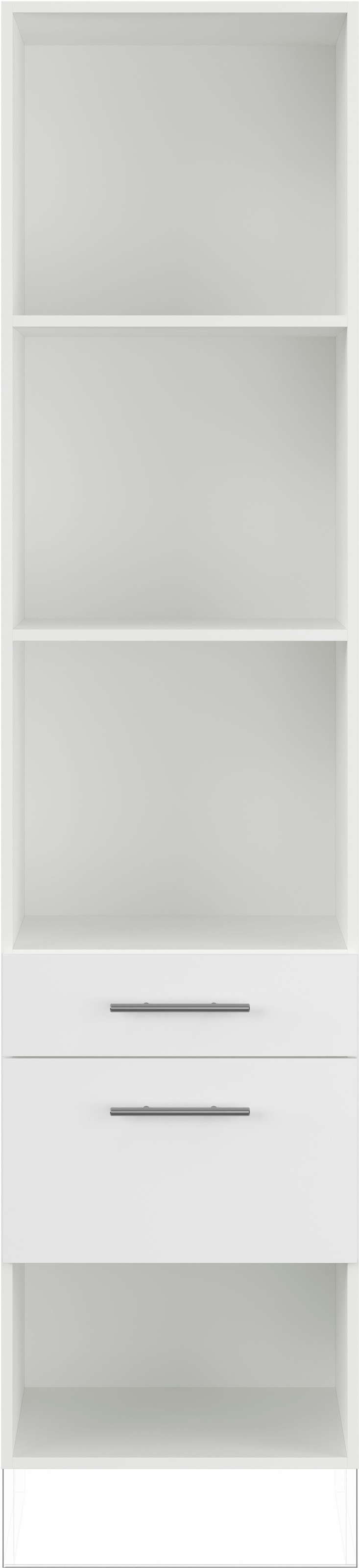IMPULS KÜCHEN Seitenschrank »"Valencia", Breite/Höhe: 50/205,1 cm, mit Soft-Close«, vormontiert, mit Schubkasten, mit Auszug, mit verstellbaren Fachböden
