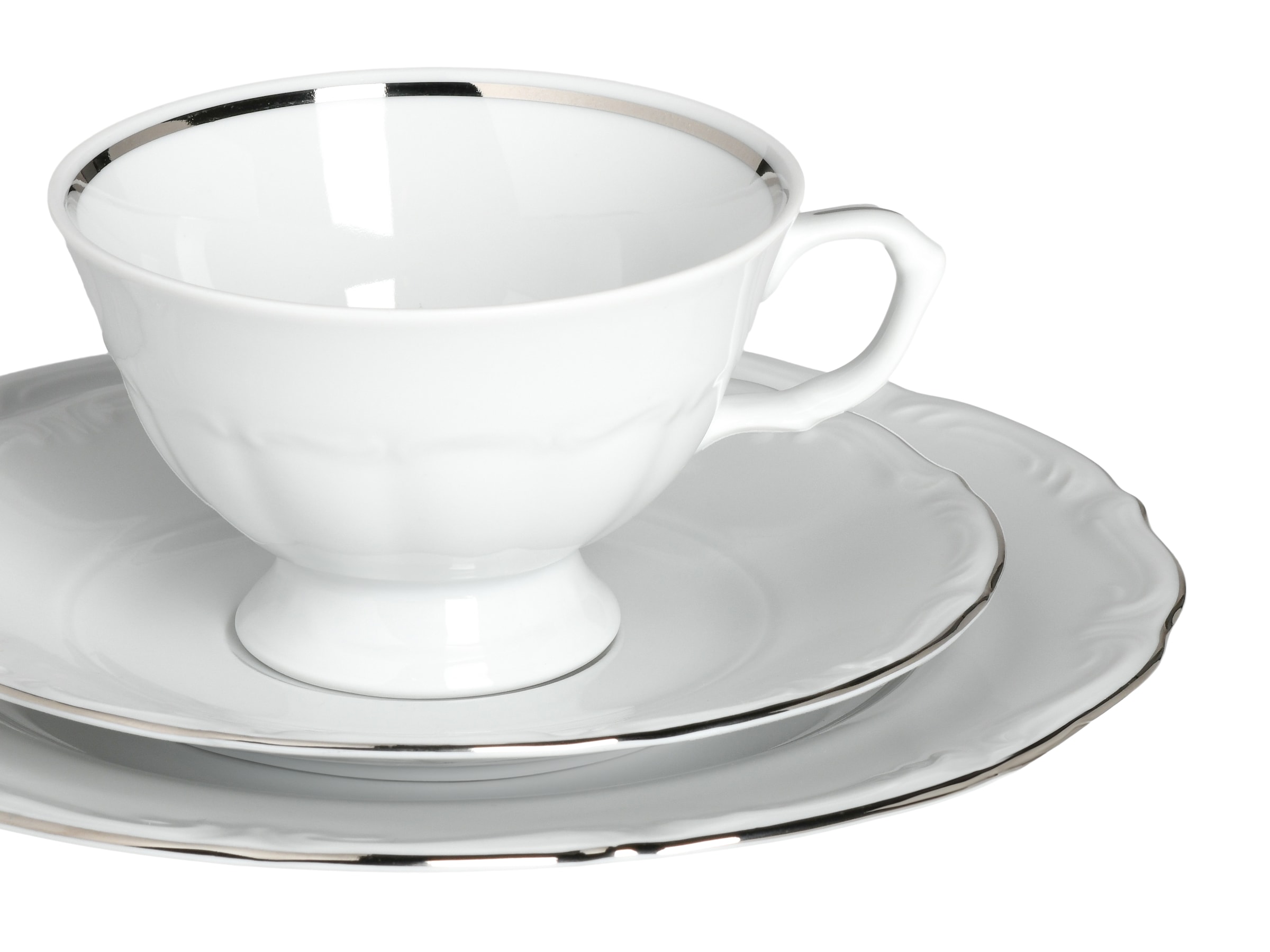 CreaTable Kaffeeservice »Maria Theresia, KaffeeService 18-tlg« Traditionelle Porzellanform