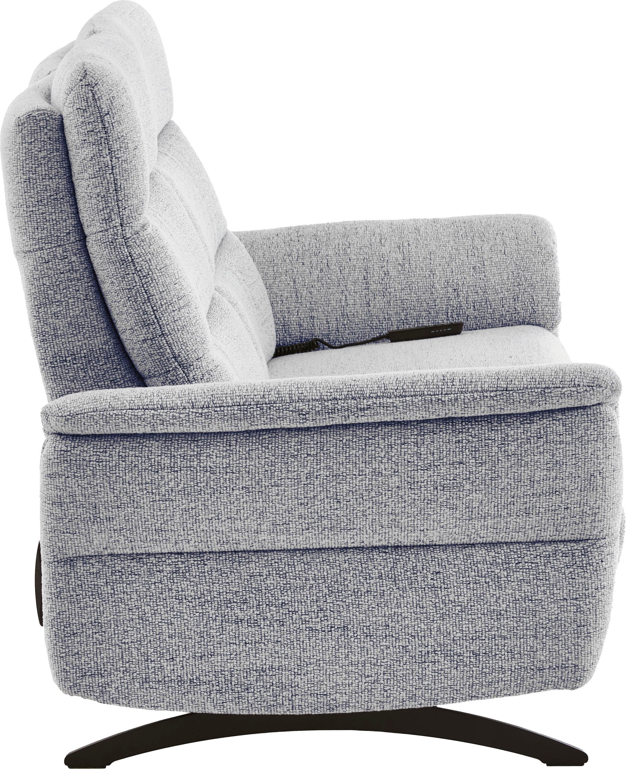 Home affaire 2-Sitzer »Aventis Sofa mit motorischer Relaxfunktion, Breite 161 cm« inkl. ergonomische Lehne, echter Rücken & saugroboterfreundliche Kufen