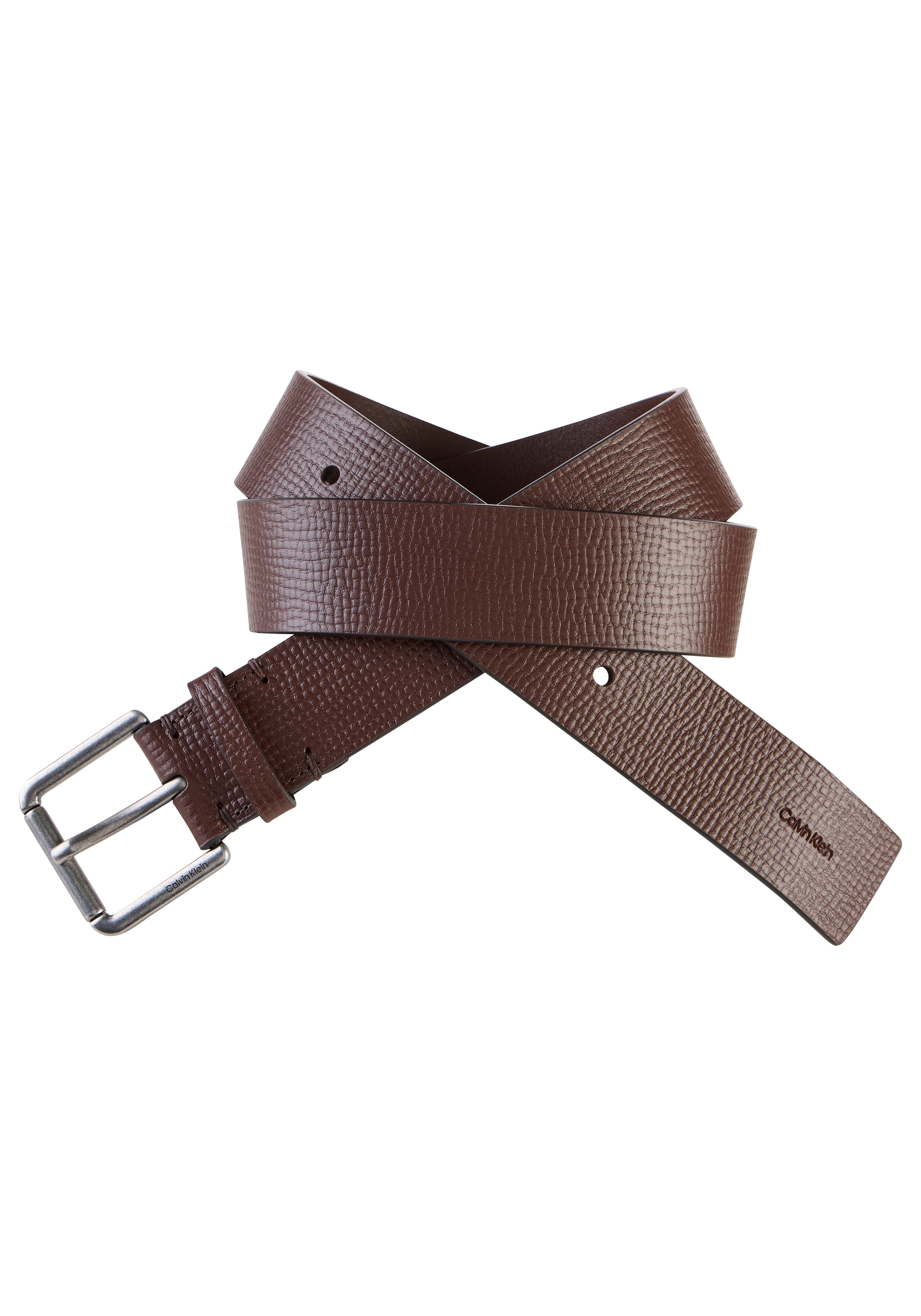 Calvin Klein Ledergürtel »CASUAL ROLLER BUCKLE 40MM« Regular fit und größenverstellbar