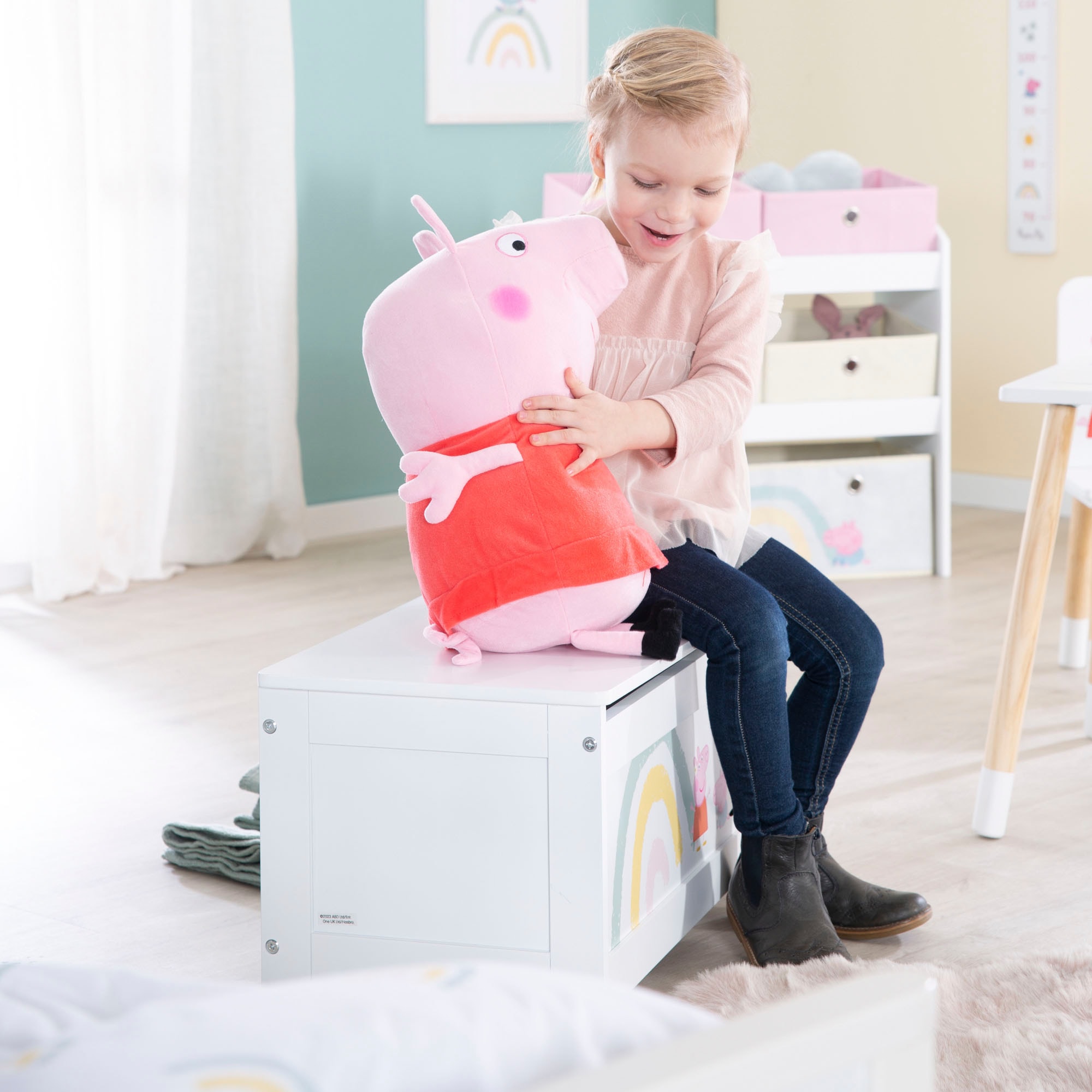 roba® Truhe »Peppa Pig«, mit Deckelbremse