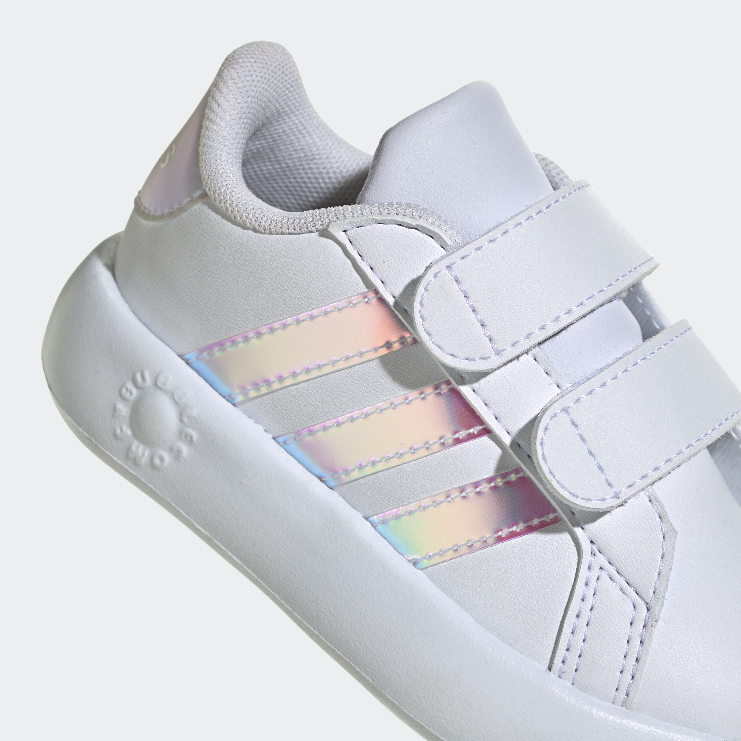 adidas Sportswear Klettschuh »GRAND COURT 2.0 KIDS«, Design auf den Spuren des adidas Superstar, für Kinder