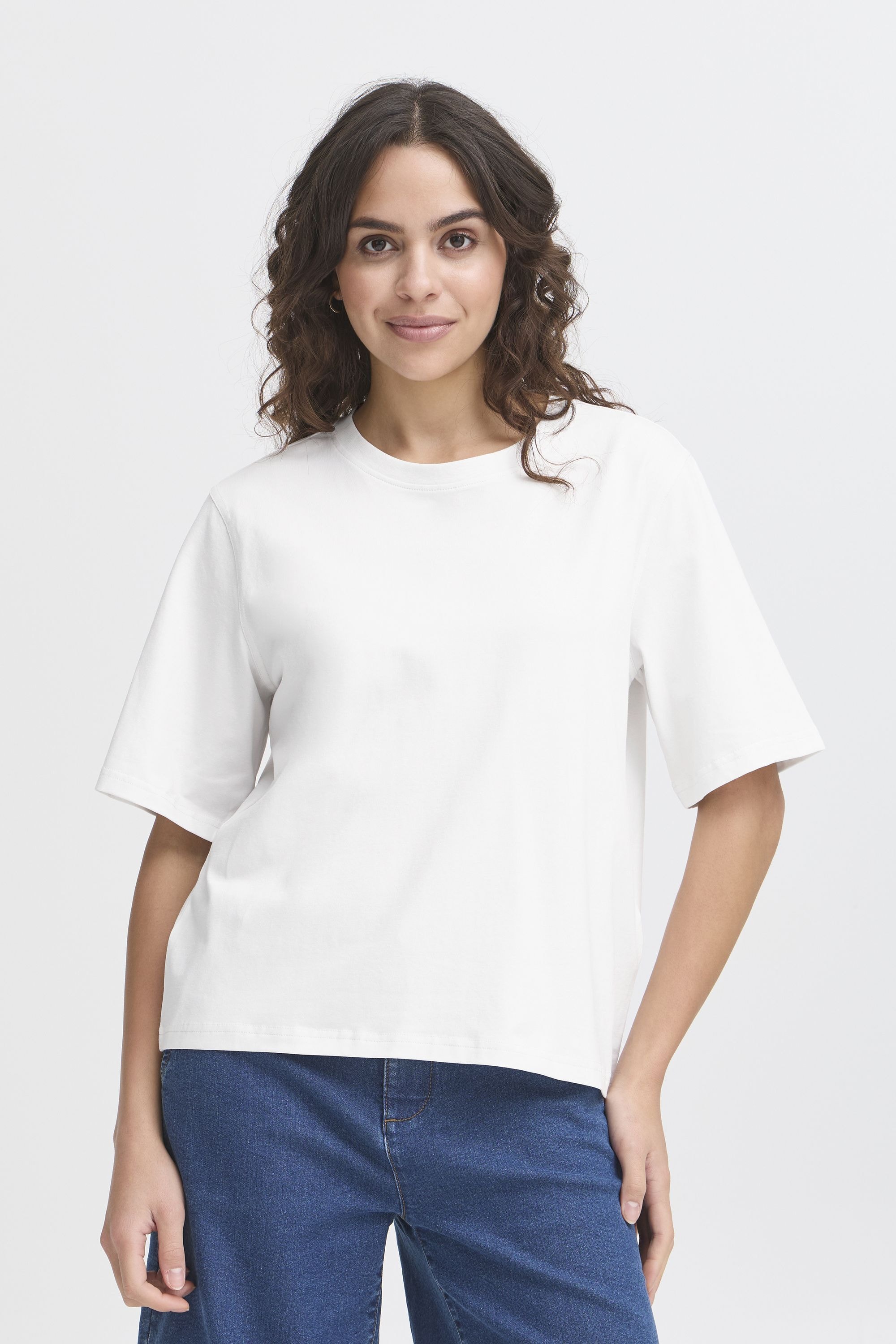 fransa Rundhalsshirt »Rundhalsshirt FRZASHOULDER«