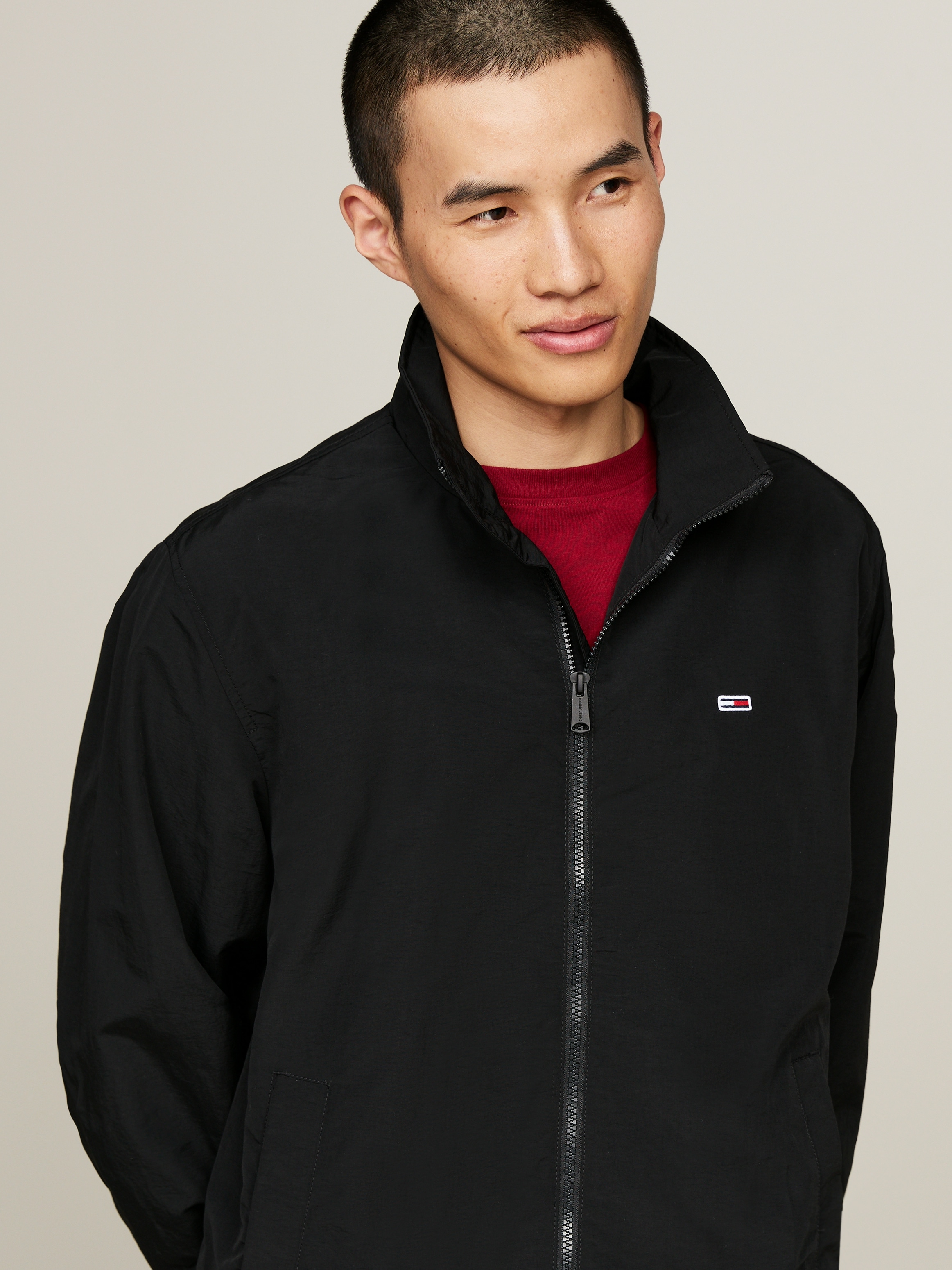 Tommy Jeans Plus Collegejacke »TJM ESSENTIAL JACKET EXT«, Große Größen und Logostickerei