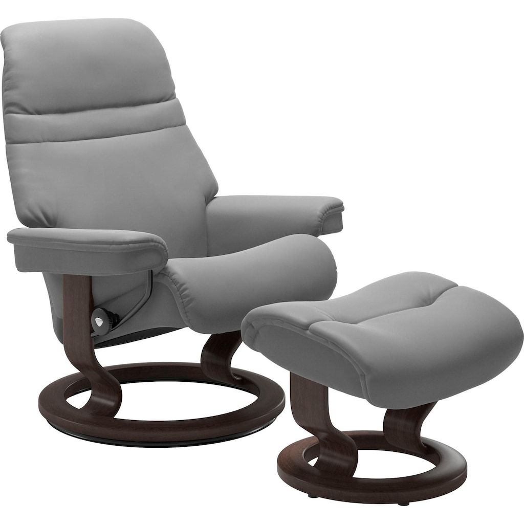 Stressless® Relaxsessel »Sunrise«, (Set, Relaxsessel mit Hocker)