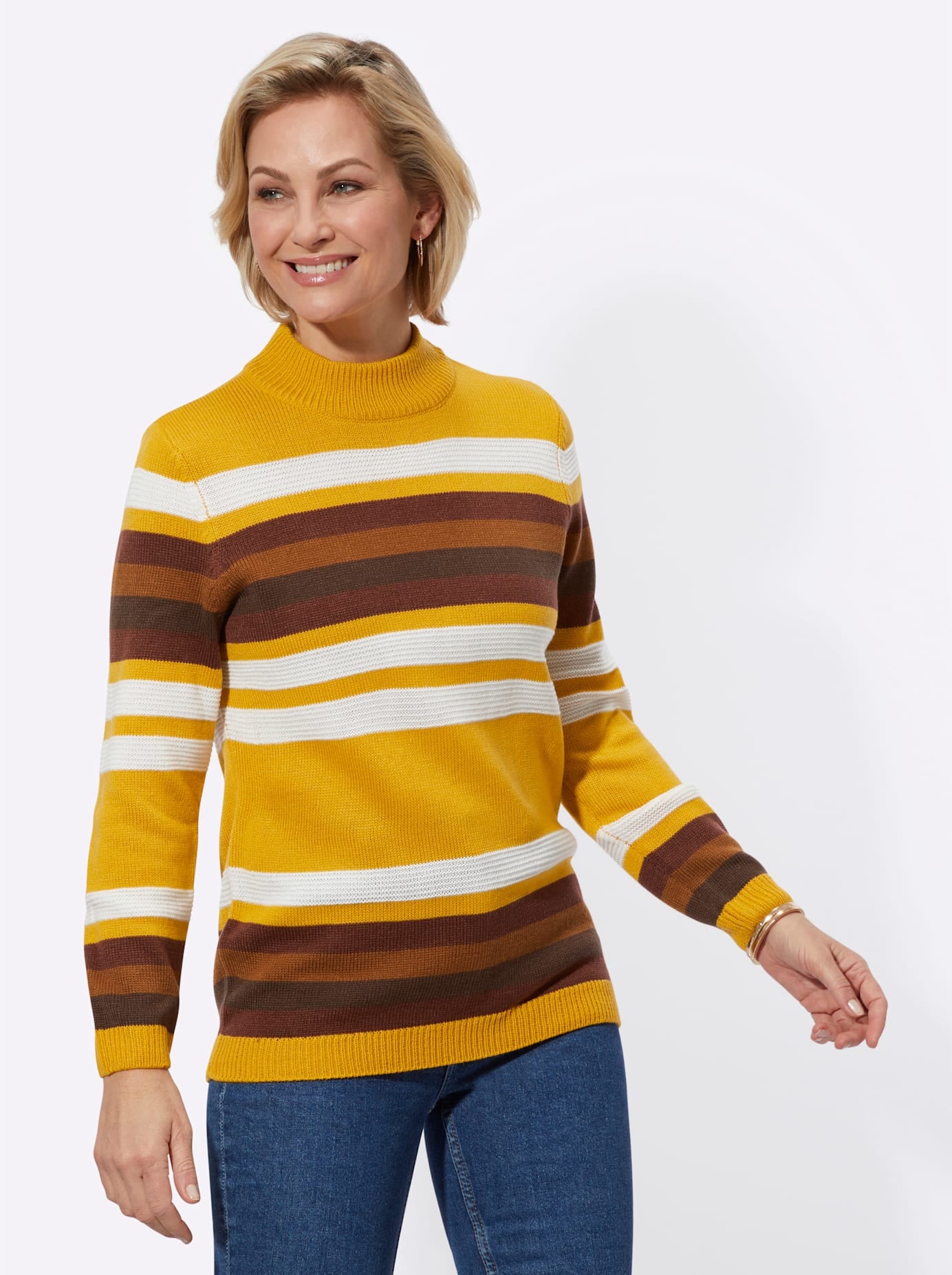 Classic Basics Stehkragenpullover »Pullover«