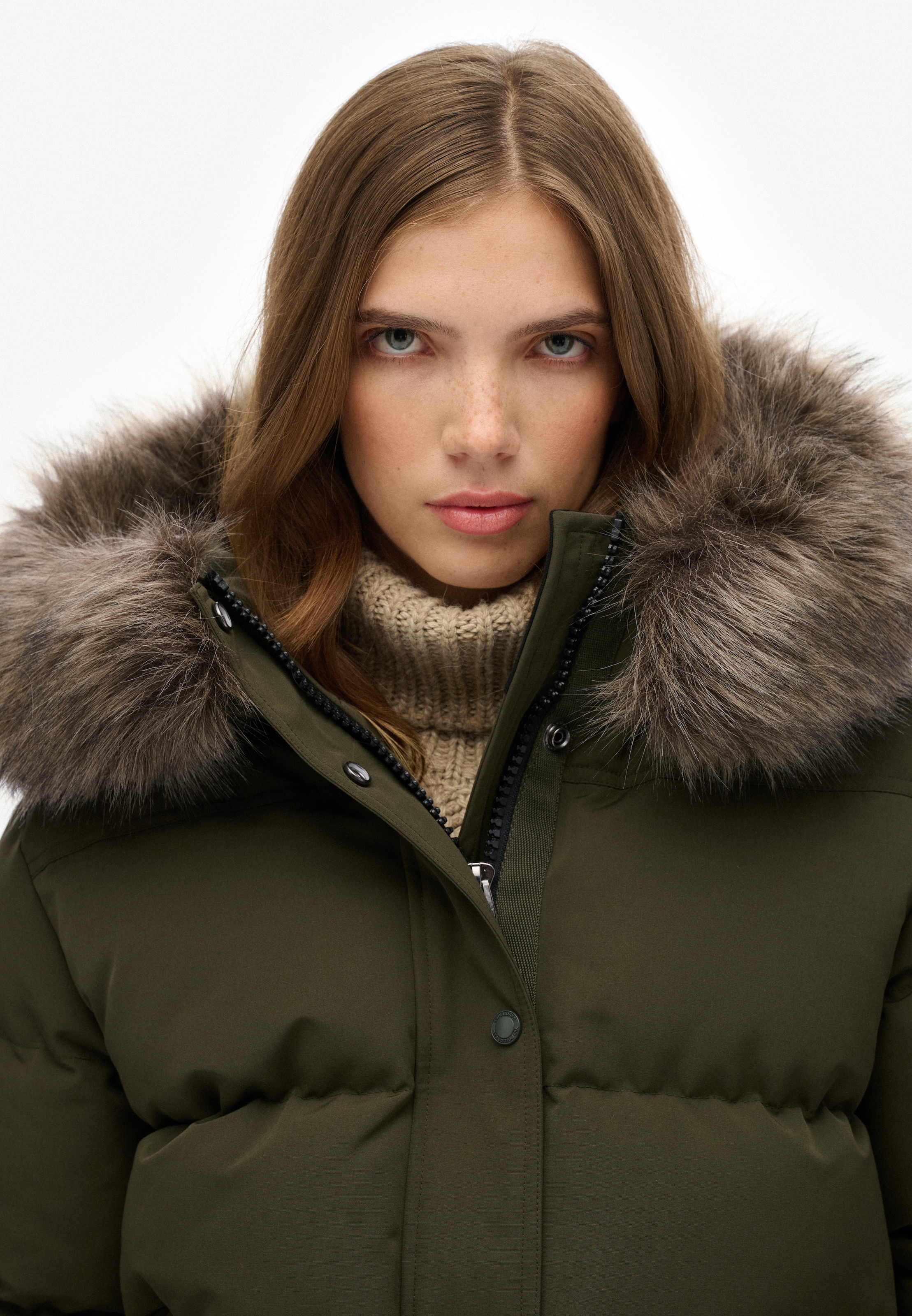 Superdry Steppjacke »EVEREST 5 BAFFLE PUFFER JKT«, mit Kapuze