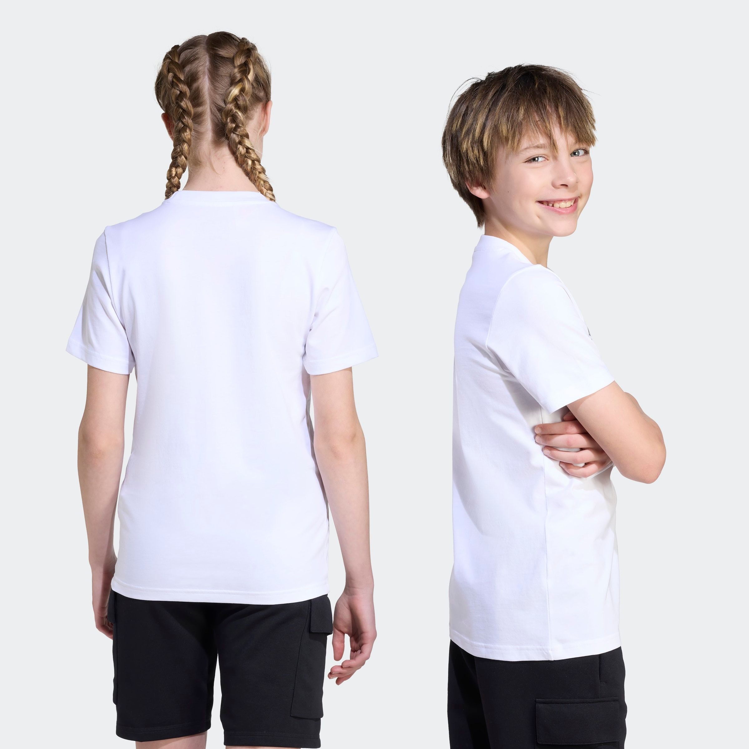 adidas Sportswear T-Shirt »SPORTLICHES MIT GRAFIK FÜR KINDER« für Kinder, mit auffälliger Grafik, aus Baumwolle