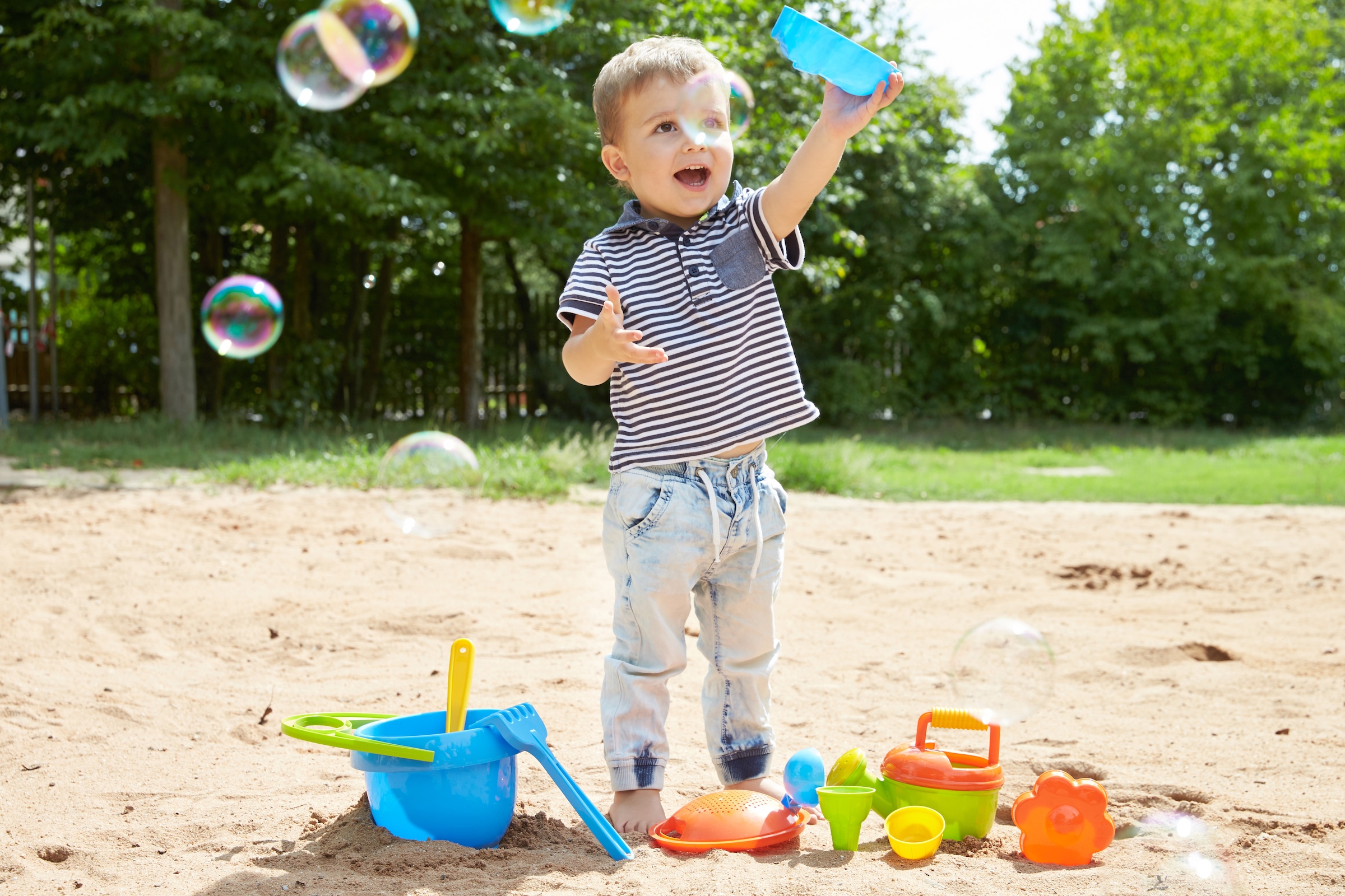 Lena® Sandform-Set »Sandset bunt, 10-tlg., Beutel°« Made in Europe
