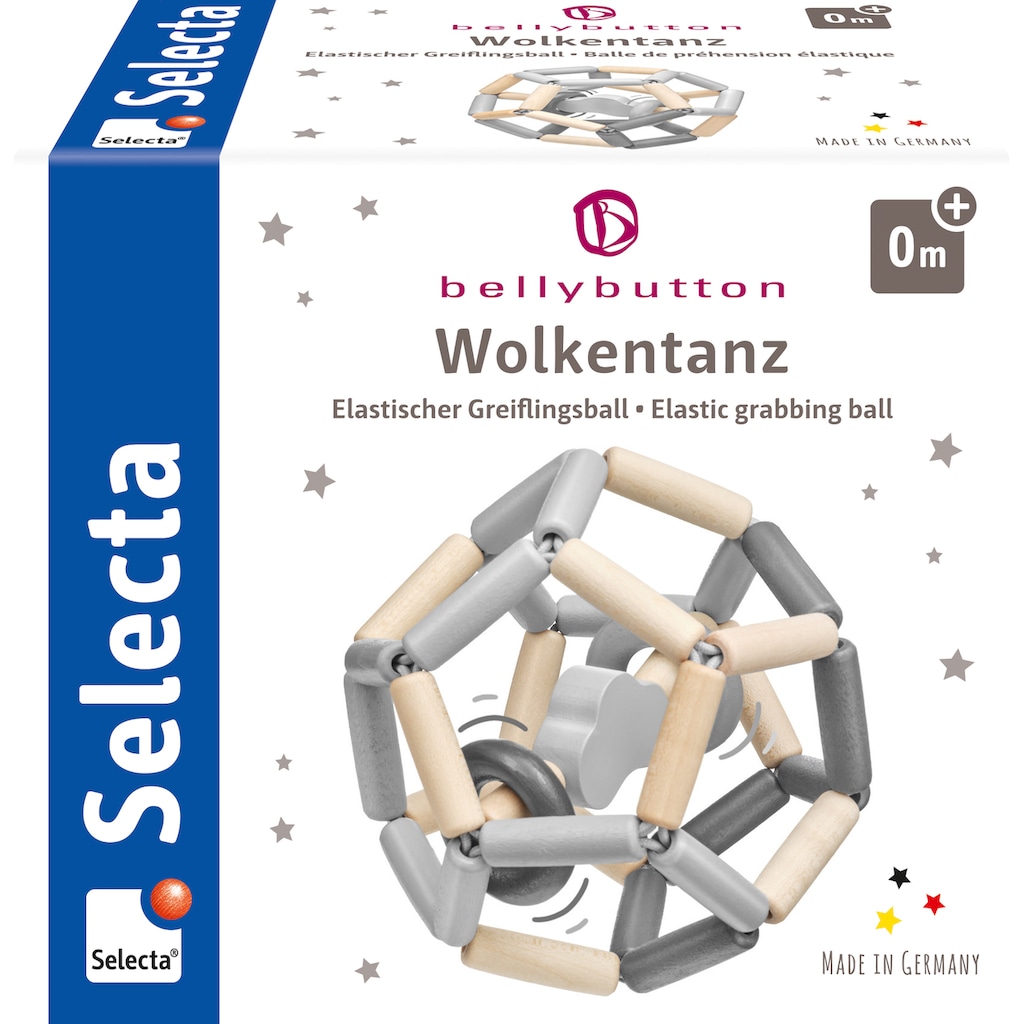 Selecta Greifspielzeug »bellybutton by Selecta, Greiflingball Wolkentanz«, Made in Germany