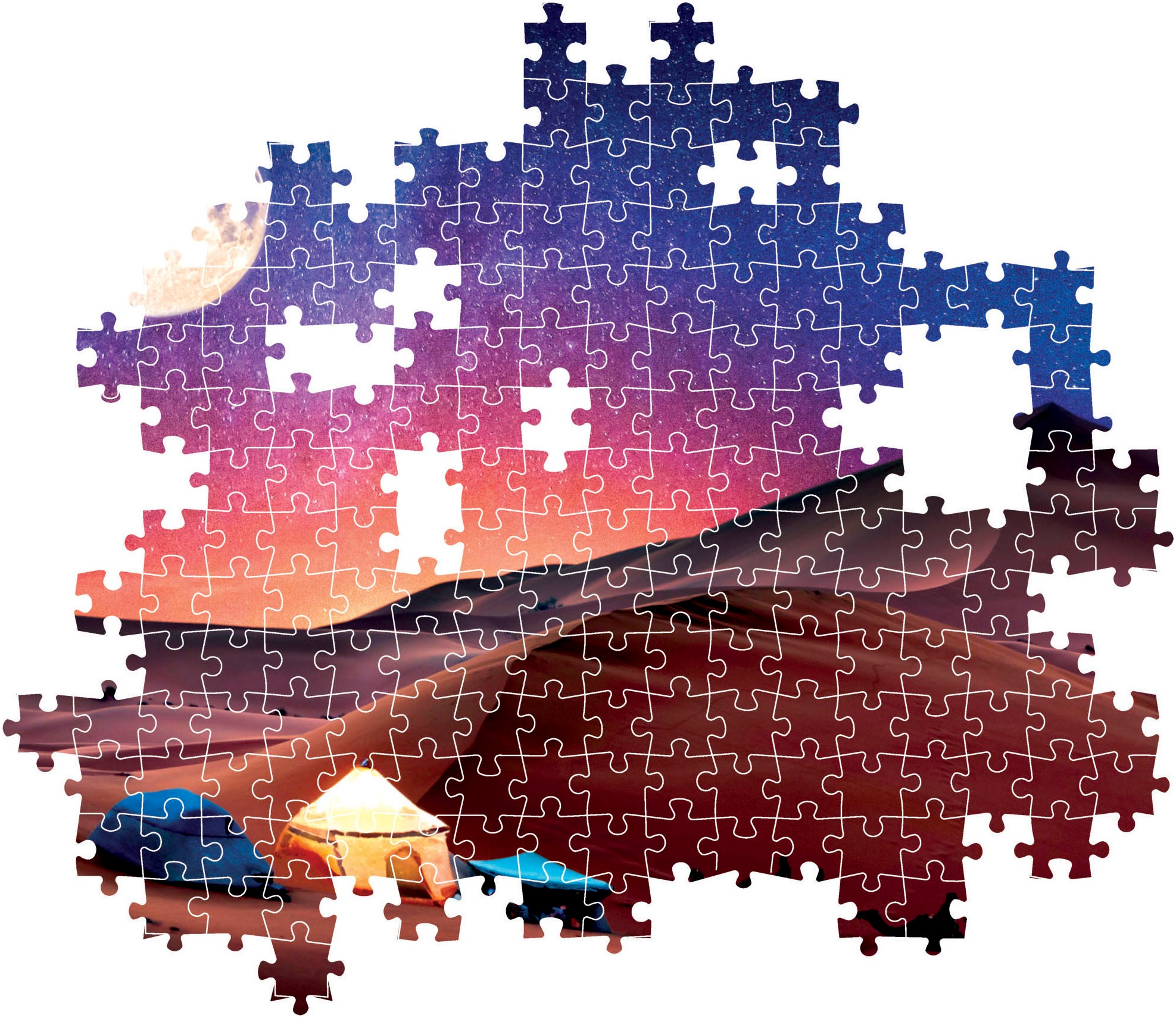 Clementoni® Puzzle »Peace Puzzle, Starry Night Dream«, Made in Europe