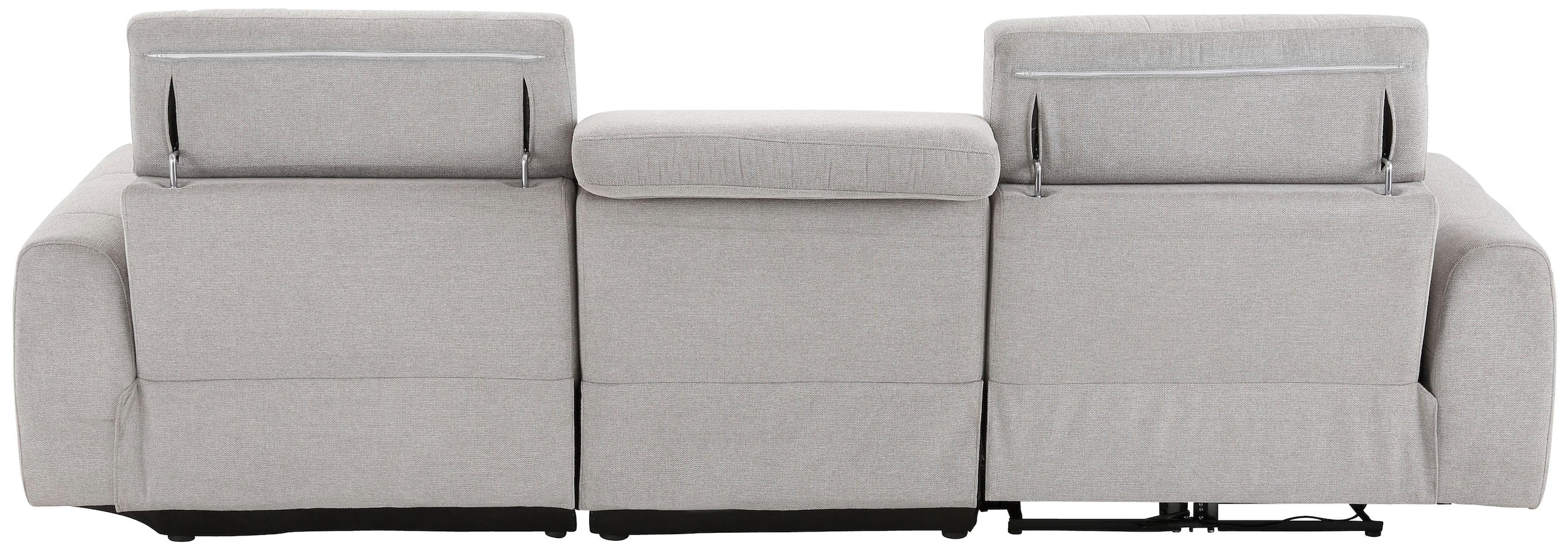 Home affaire Ecksofa »Sentrano, L-Form,«, 275 cm, man. o. elektr. Relaxfunktion und USB/Kopfverstellung