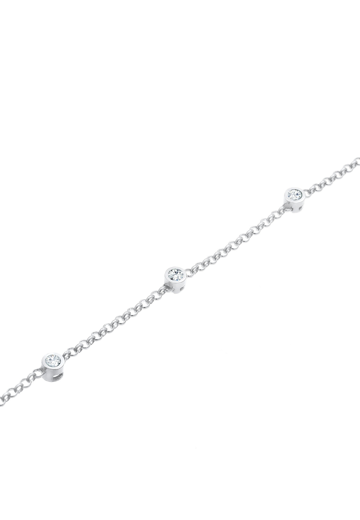 Elli Armkette »Armband Kristalle Klassik 925 Silber«
