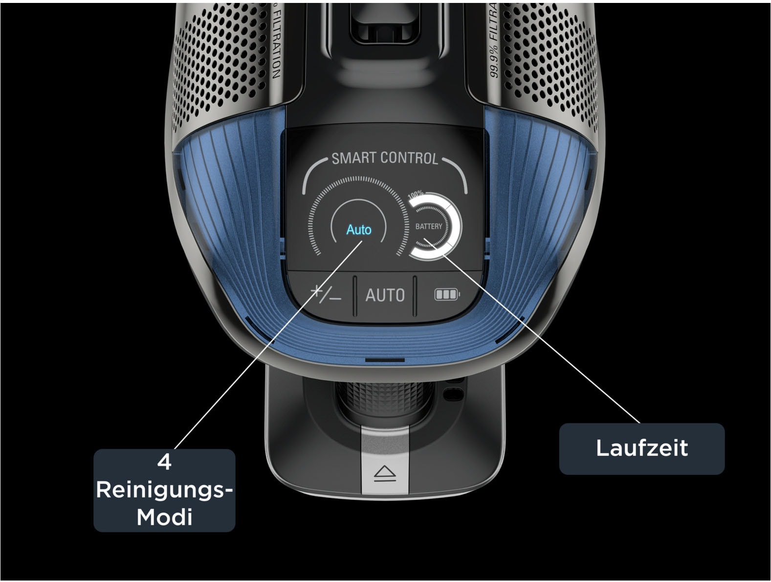Rowenta Akku-Hand-und Stielstaubsauger »X-Force Flex 12.60 Aqua, Saugen und Wischen, automatischer Modus«, leistungsstark, Aqua Düse, hohes Fassungsvermögen, Flex-Gelenk, RH98C8