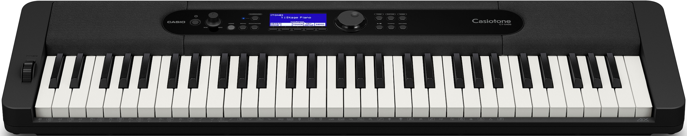 CASIO Home-Keyboard »Standardkeyboard CT-S400«, inkl. Netzteil