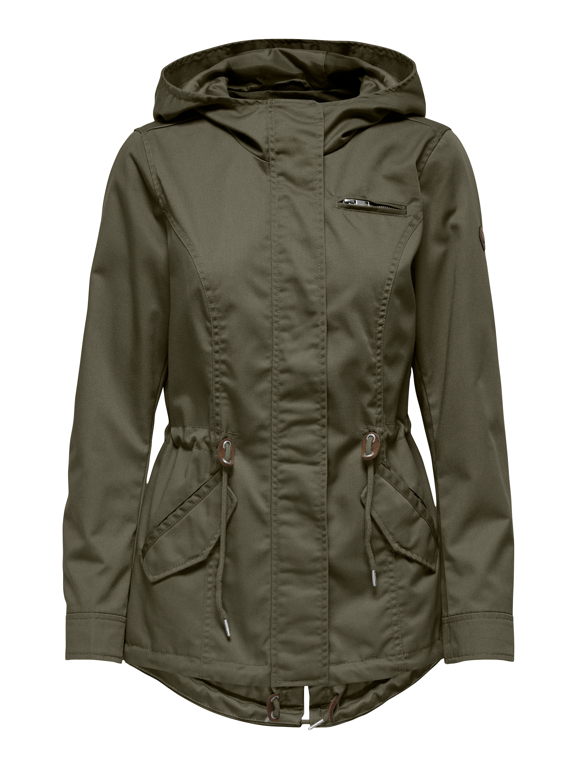 ONLY Parka »ONLLORCA LIFE CANVAS PARKA CC OTW«, mit Kapuze