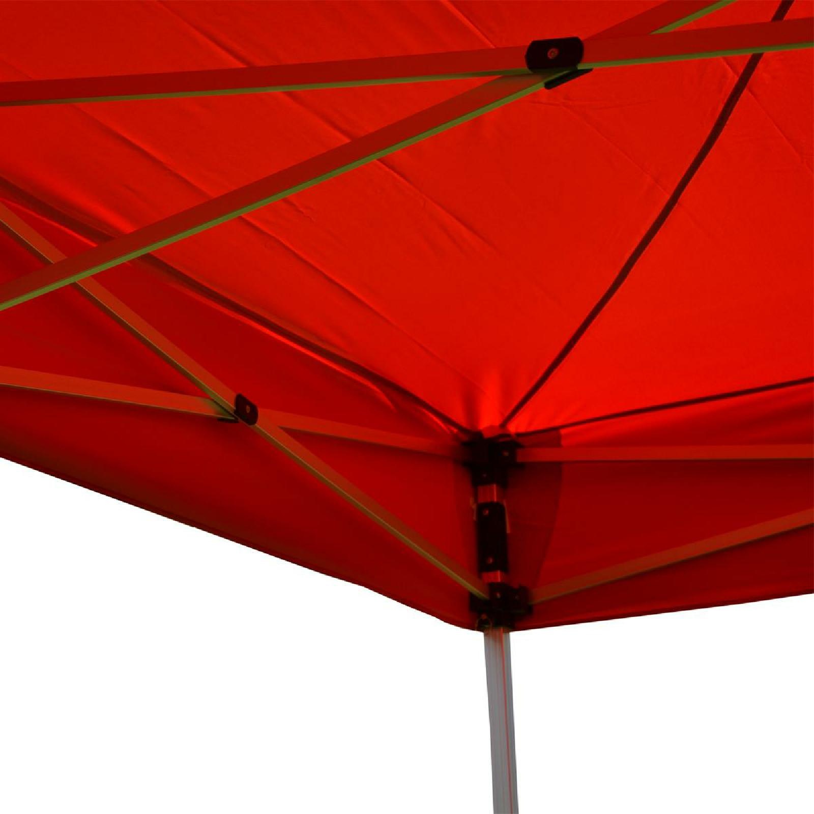 VCM Pavillon »Aluminium-Faltpavillon rot«