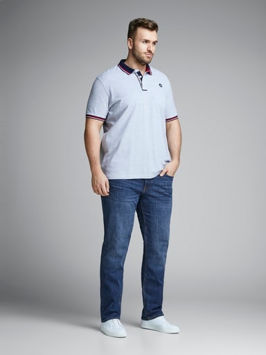 Jack & Jones PlusSize Slim-fit-Jeans »JJITIM JJORIGINAL AM 814 NOOS PLS«