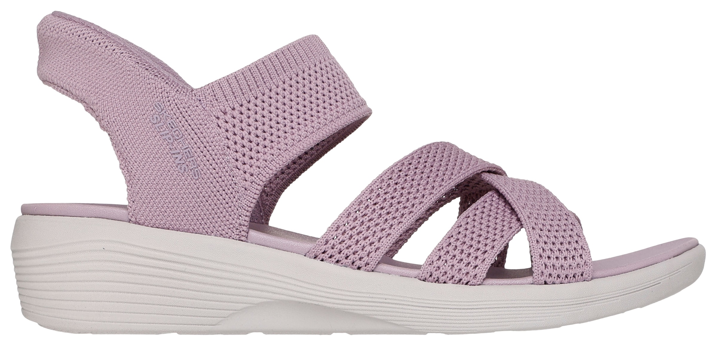 Skechers Keilsandalette »ARYA«, Freizeitschuh, Sandale in veganer Verarbeitung