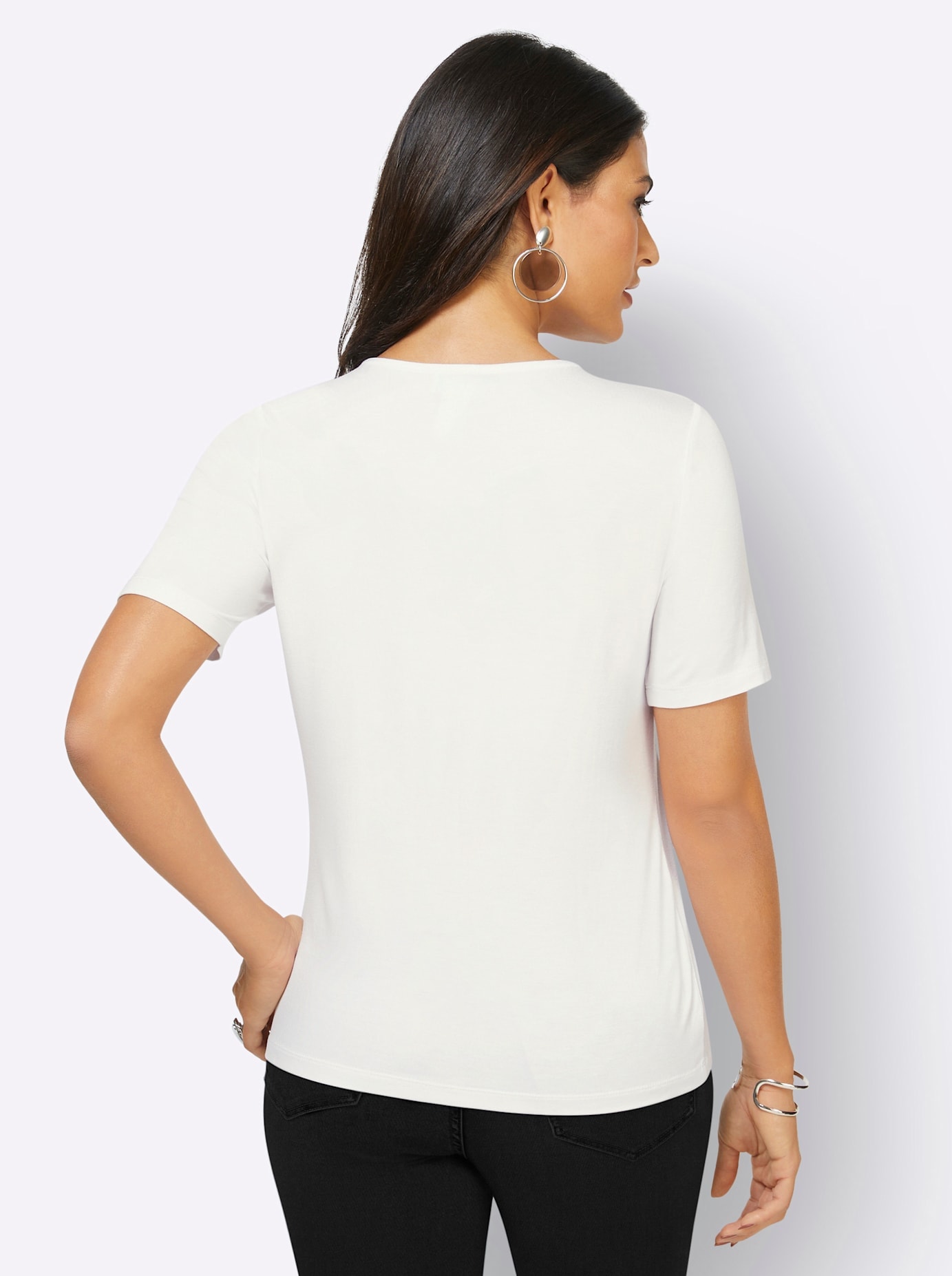 creation L Rundhalsshirt »Shirt«, (1 tlg.)