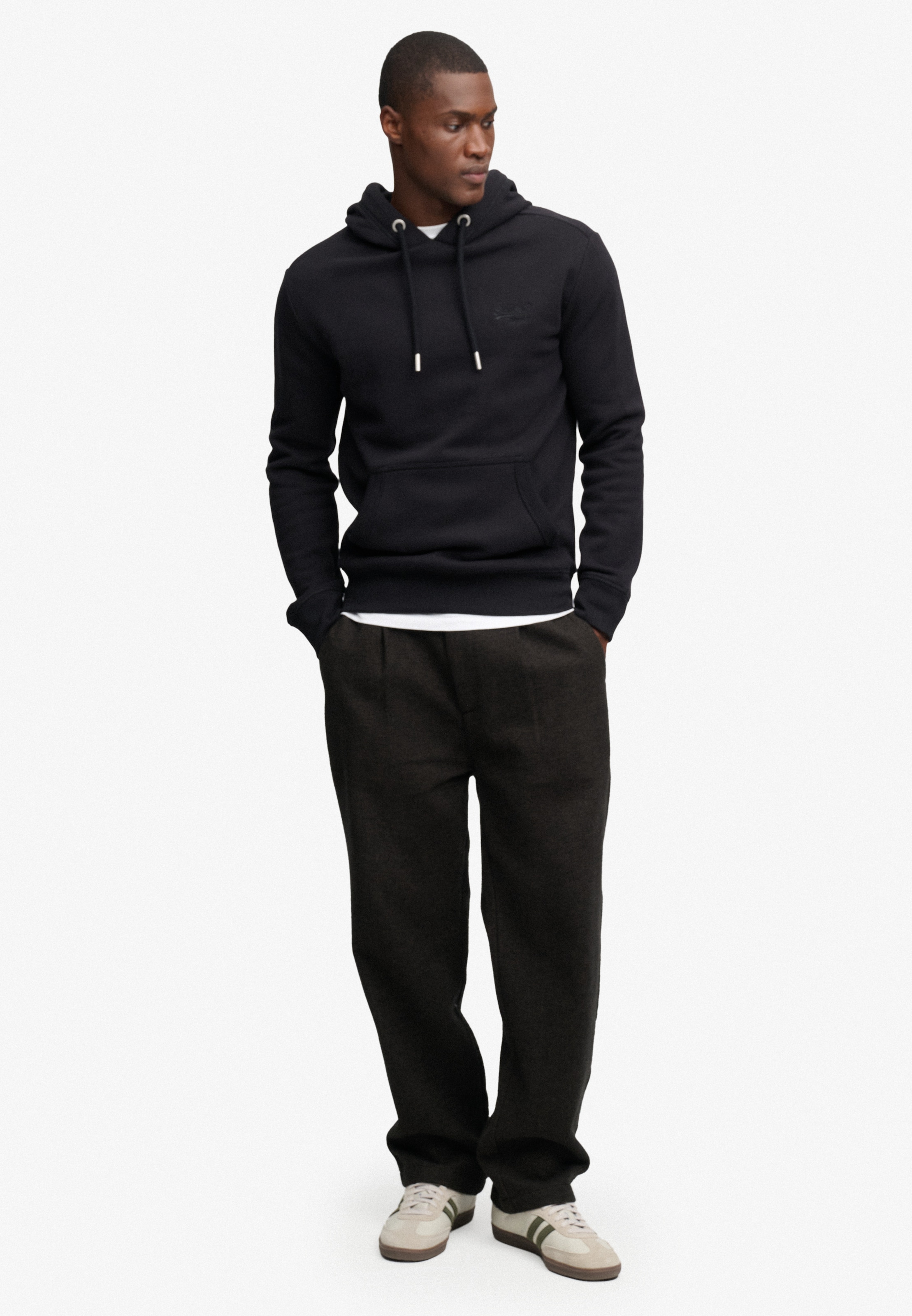 Superdry Kapuzensweatshirt »VINTAGE LOGO EMB HOOD«, Baumwollmischung, angeraute Sweatware
