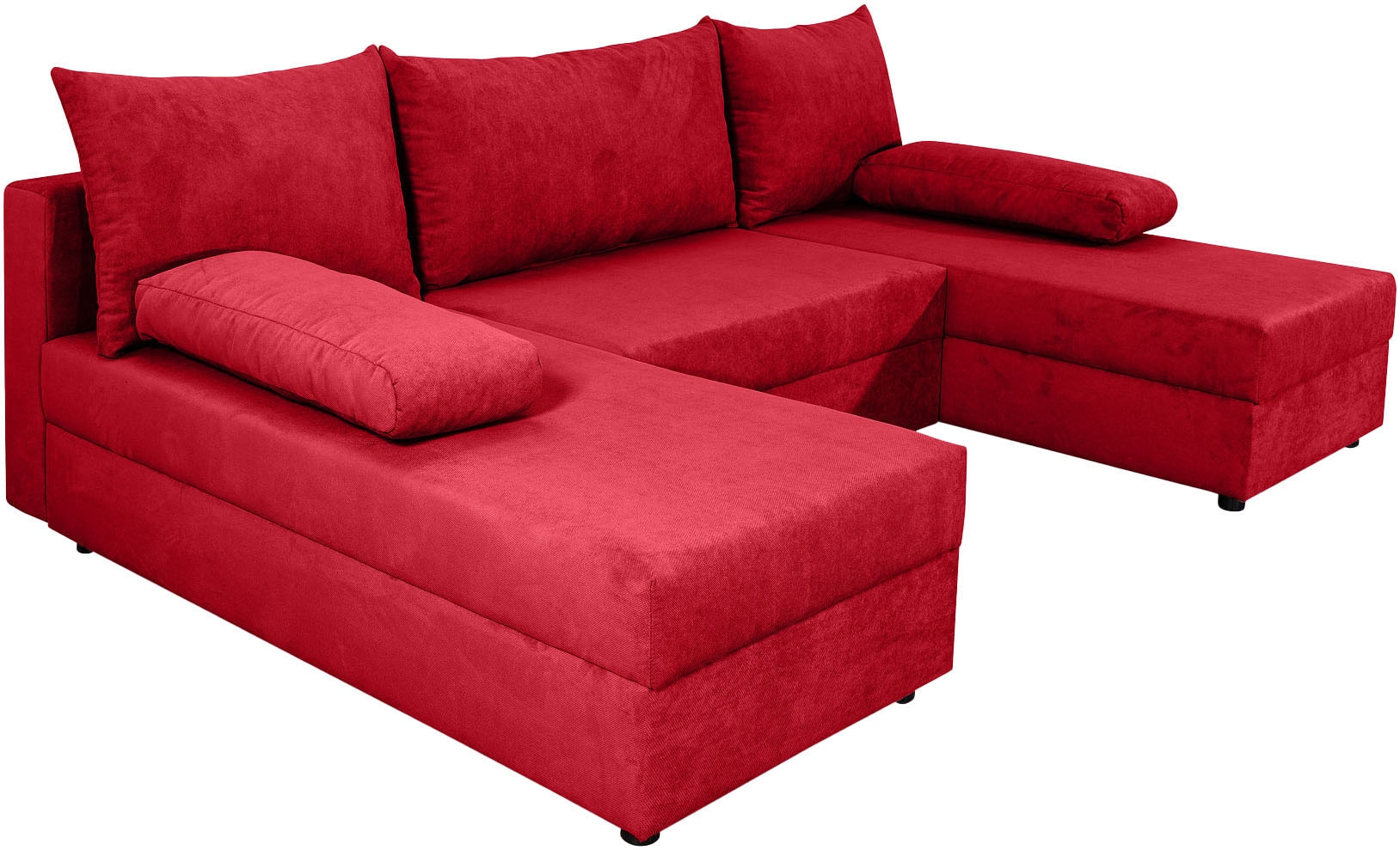 COLLECTION AB »Pico U-Form« Wohnlandschaft,2 X Ottomane,Polyätherschaum Polsterung