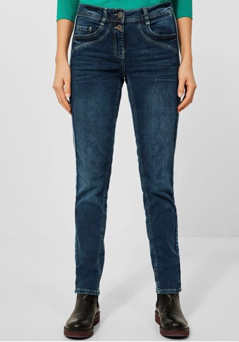 Cecil Loose-fit-Jeans, mit auffälligem seitlichem Kontraststreifen kaufen