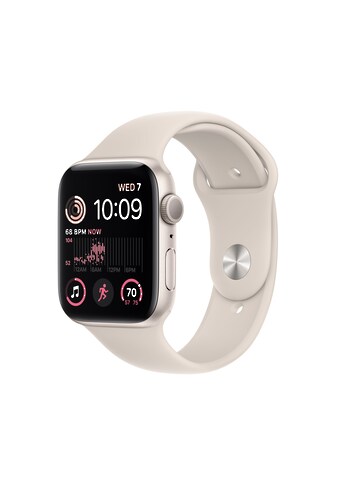 Apple Smartwatch »Apple Watch SE GPS, Aluminium, 44 mm mit Sportarmband« kaufen