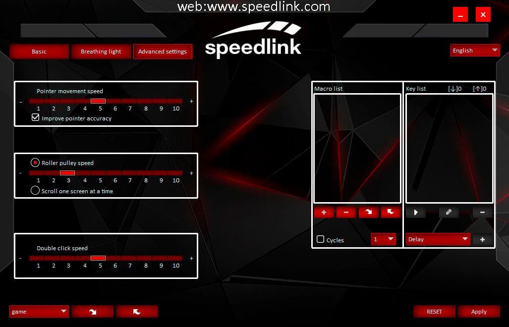 Speedlink Gaming-Maus »CORAX«, RGB-Beleuchtung, 3.200 dpi