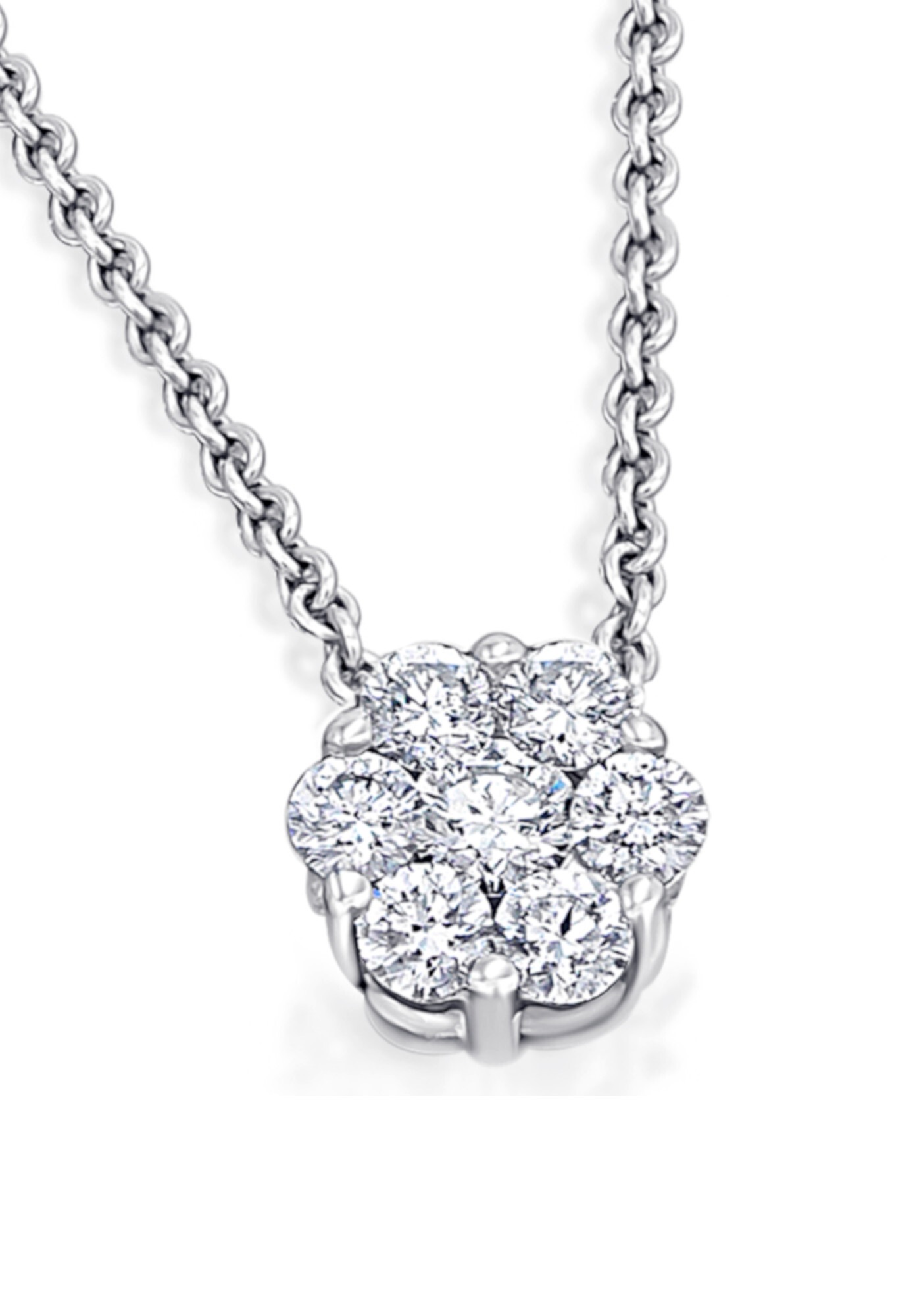 ONE ELEMENT Kettenanhänger »0.25 ct Diamant Brillant Anhänger aus 585 Weißgold«