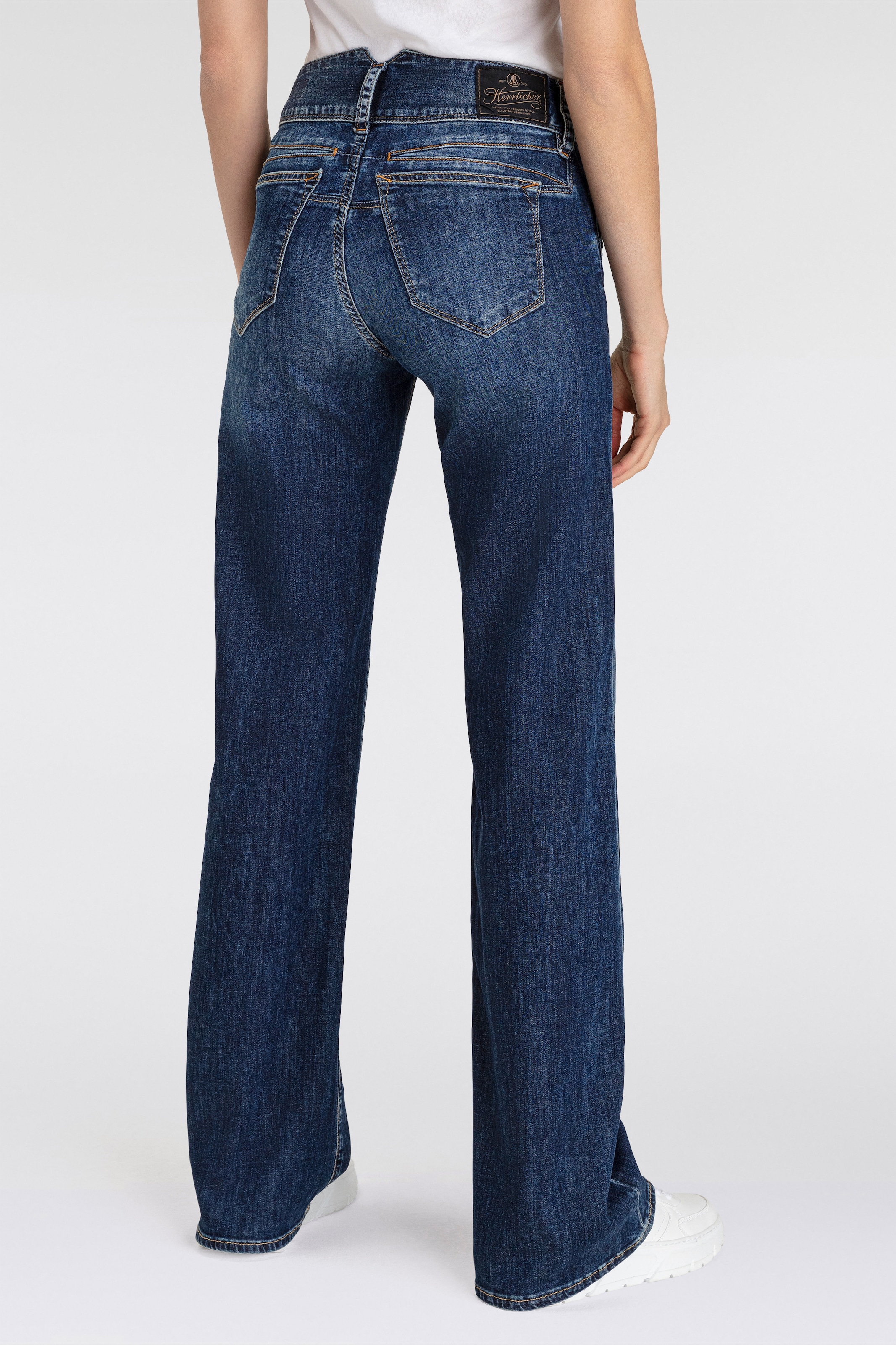 Herrlicher Bootcut-Jeans »Prime New Recycled Denim Light«, mit Stretch