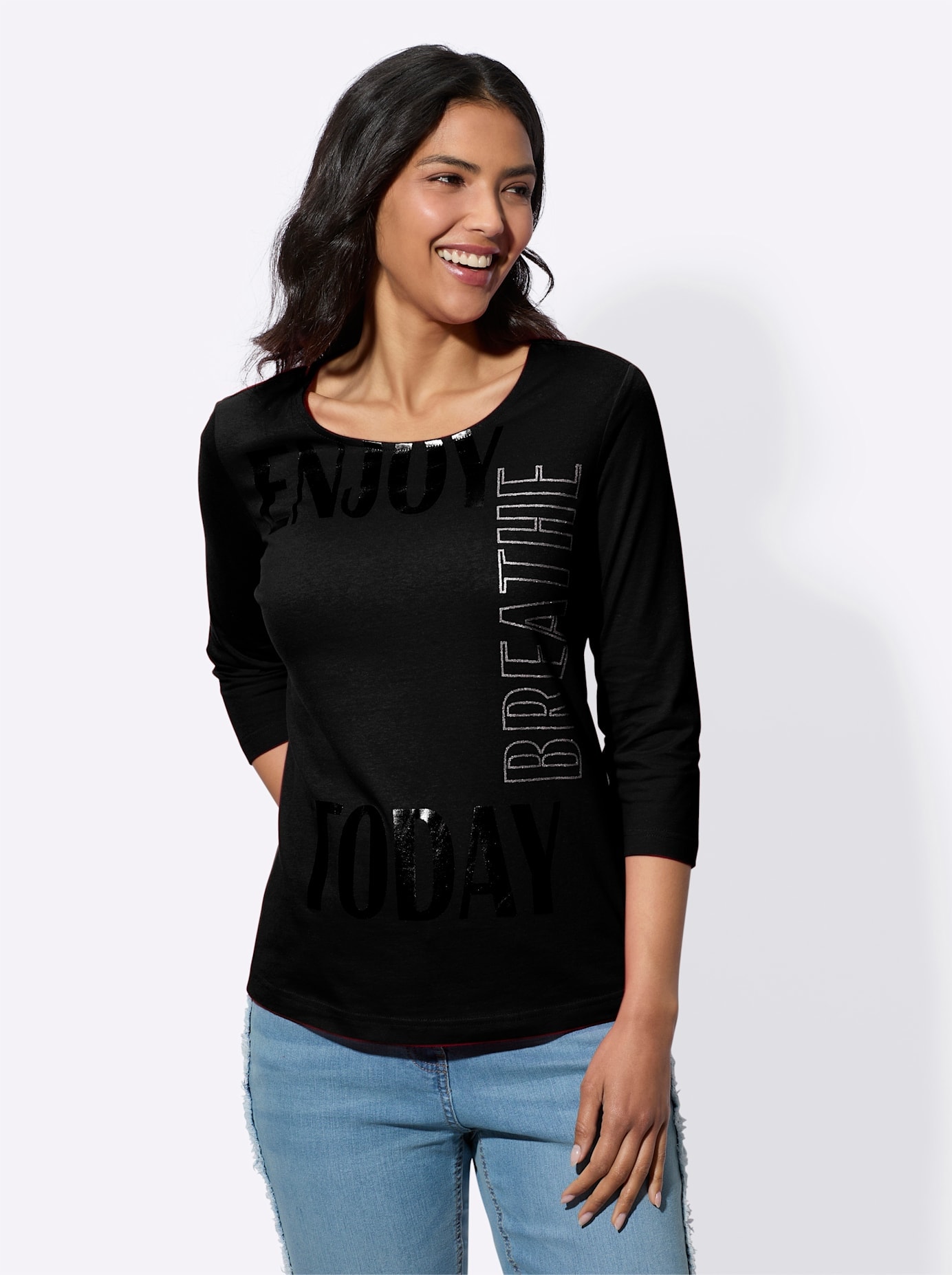Classic Basics Rundhalsshirt »3/4-Arm-Shirt«, (1 tlg.)
