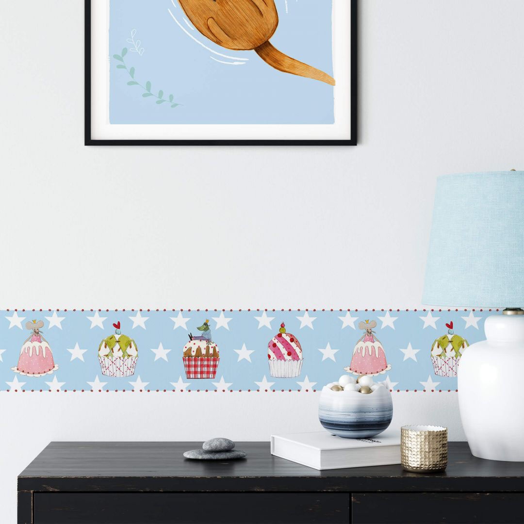 [Sie können echte Produkte zu günstigen Preisen kaufen!] Wall-Art Wandtattoo »Esszimmer bestellen Muffins«, bequem Bordüre (1 St.)