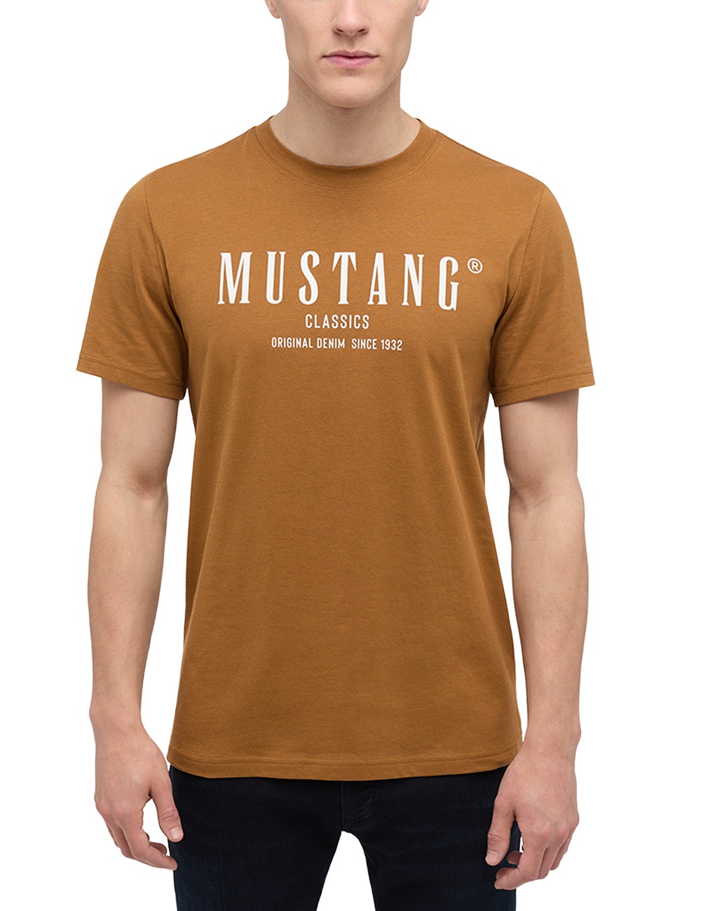 MUSTANG Kurzarmshirt »Mustang ♕ T-Shirt Print-Shirt« bei
