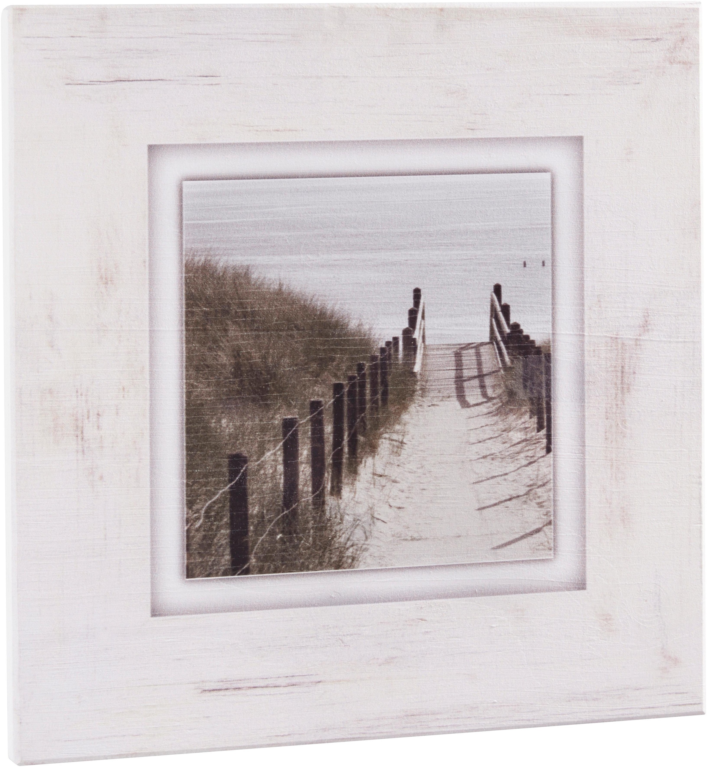 Home affaire Holzbild »Strandweg«, 40/40 cm kaufen