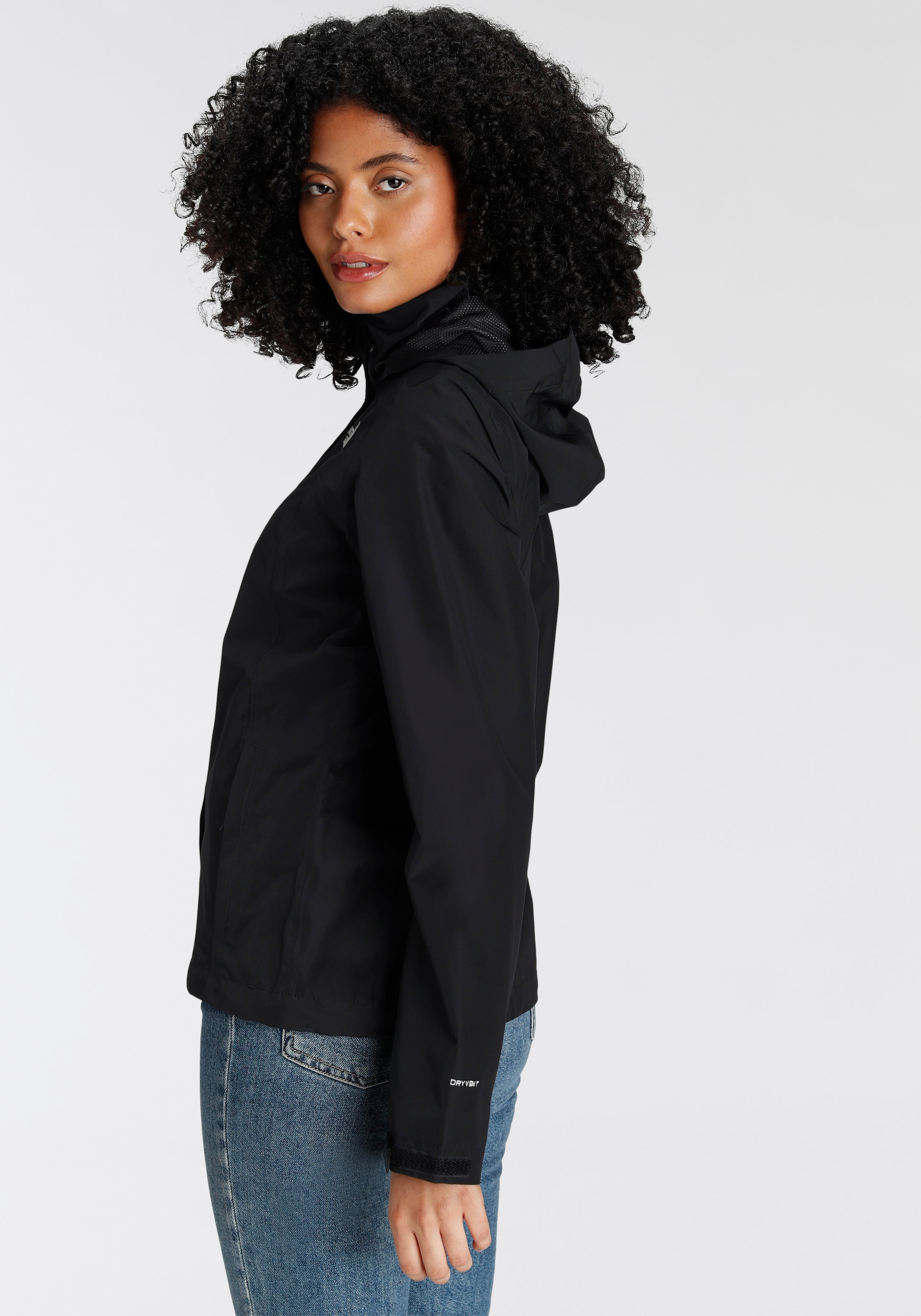 The North Face Funktionsjacke »W SANGRO JACKET - EU«, (1 St.), mit Kapuze, Wasserdicht & Atmungsaktiv