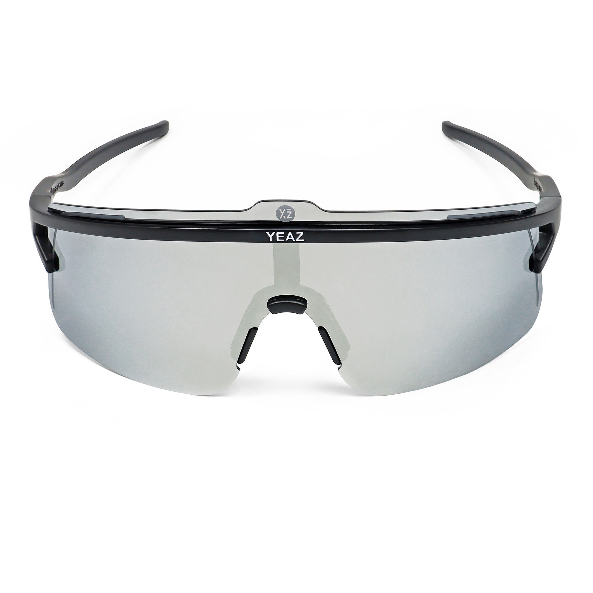 YEAZ Sportbrille »Sport-Sonnenbrille Black/Silver SUNSHADE«