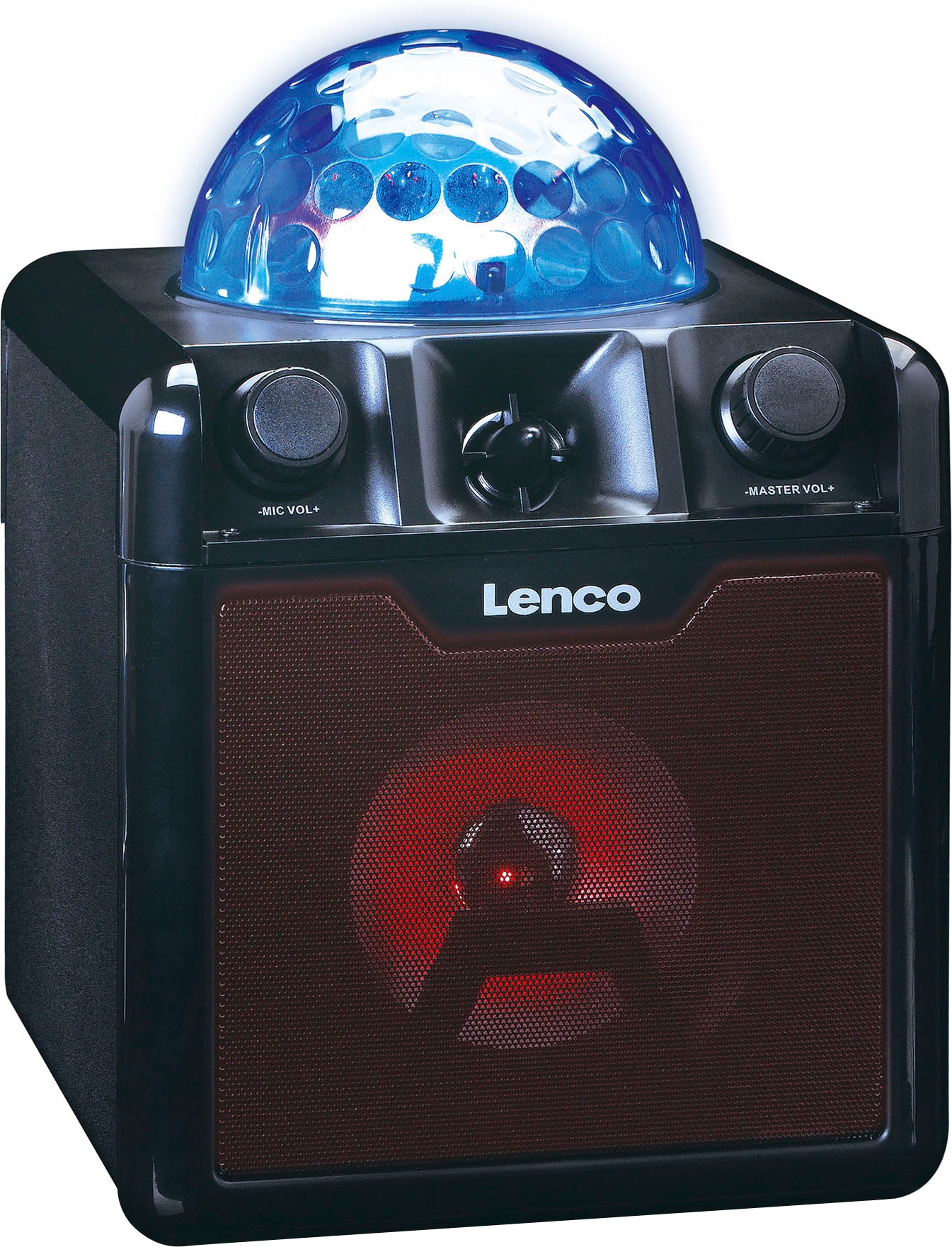 Lenco Party-Lautsprecher »BTC-055BK - Karaoke Bluetooth XXL (1 Mikrofon«, UNIVERSAL Garantie Jahre Lautsprecher und St.) | mit 3 ➥