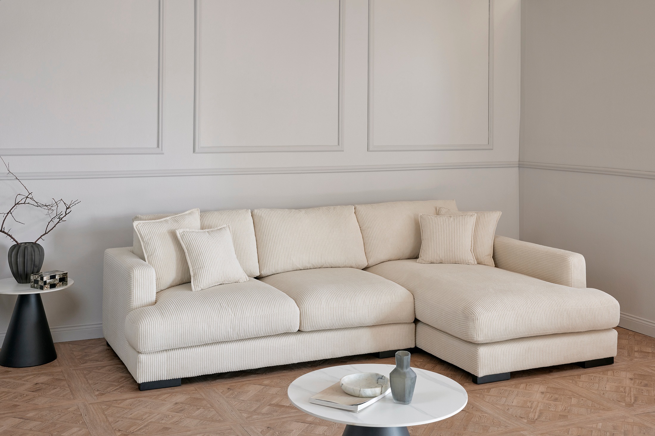 Jahnke Ecksofa »RELAX ASPEN CORNER« Platz für bis zu 5 Personen,Taschenfederkernpolsterung,L-Form,B:271 cm