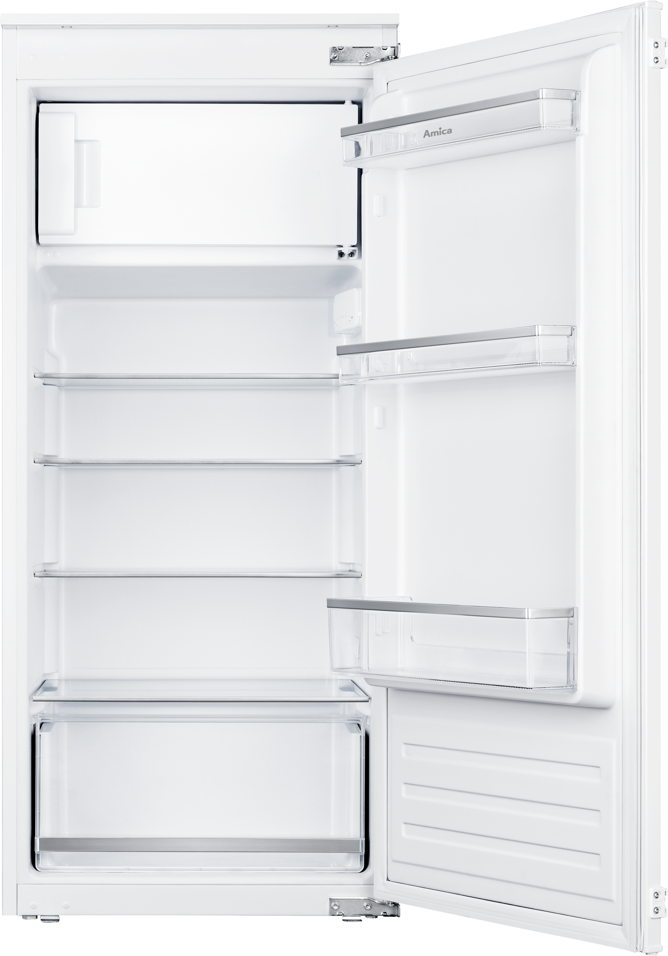 Amica Einbaukühlschrank »EKSS 362 221«, Schlepptür-Technik