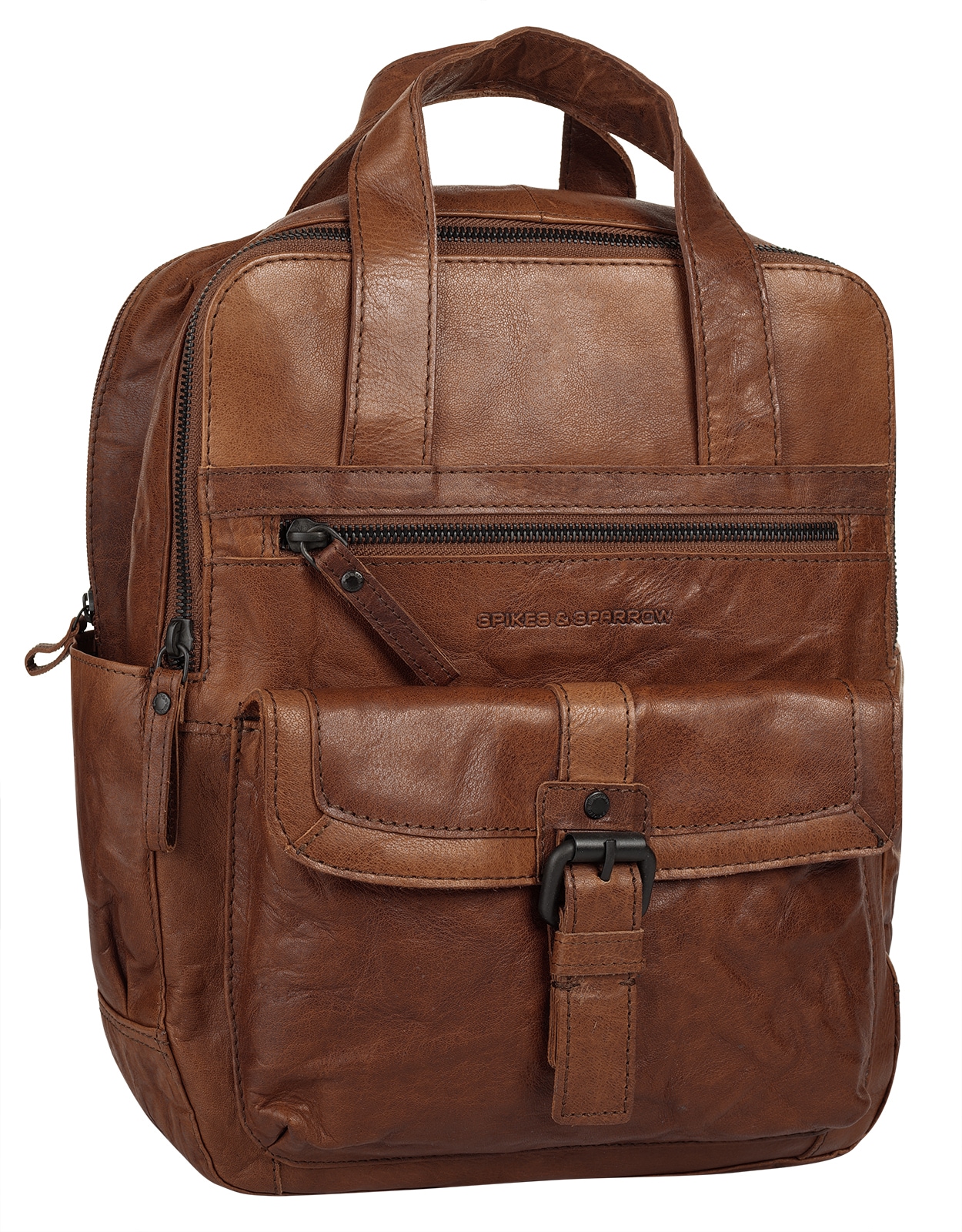 Spikes & Sparrow Cityrucksack, echt Leder
