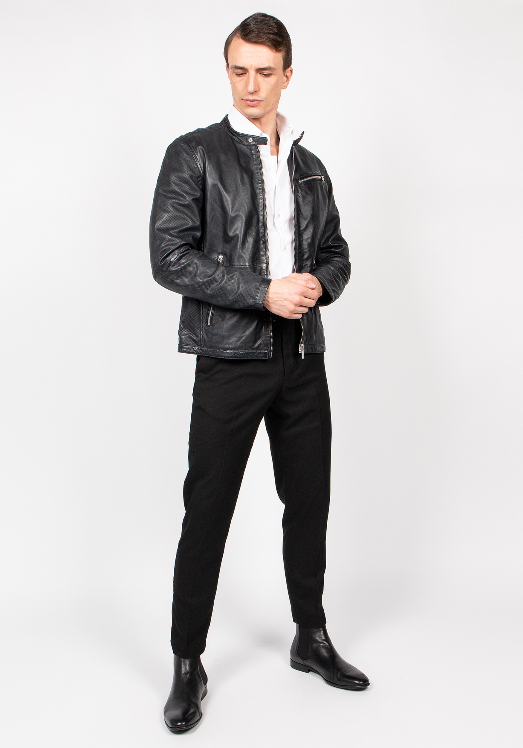 Freaky Nation Lederjacke »Davis-FN«