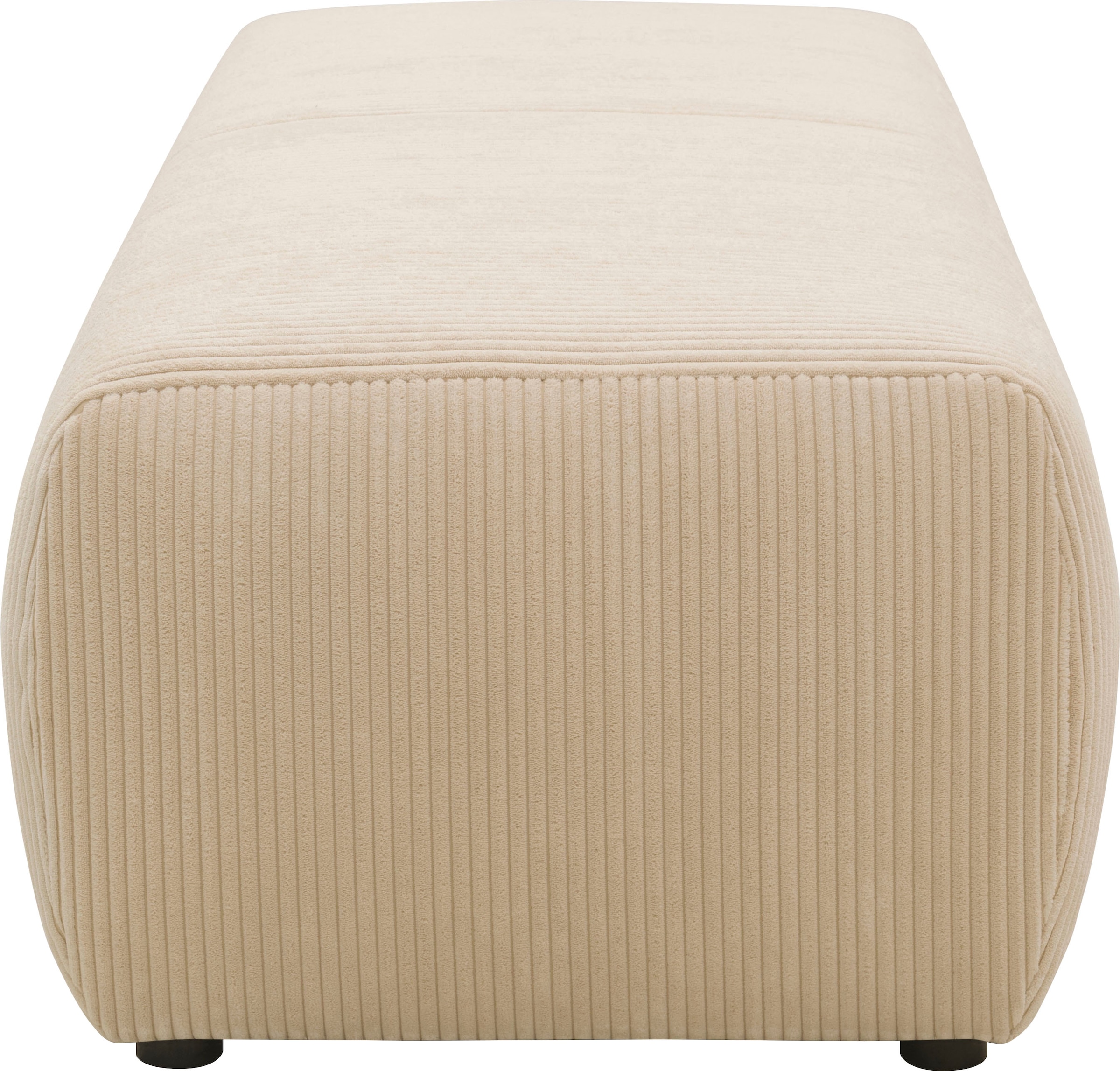 DOMO collection Hocker »Brandon, belastbar bis 140kg/ Sitz«, große Ausführung passend zu "Brandon", auch in Cord