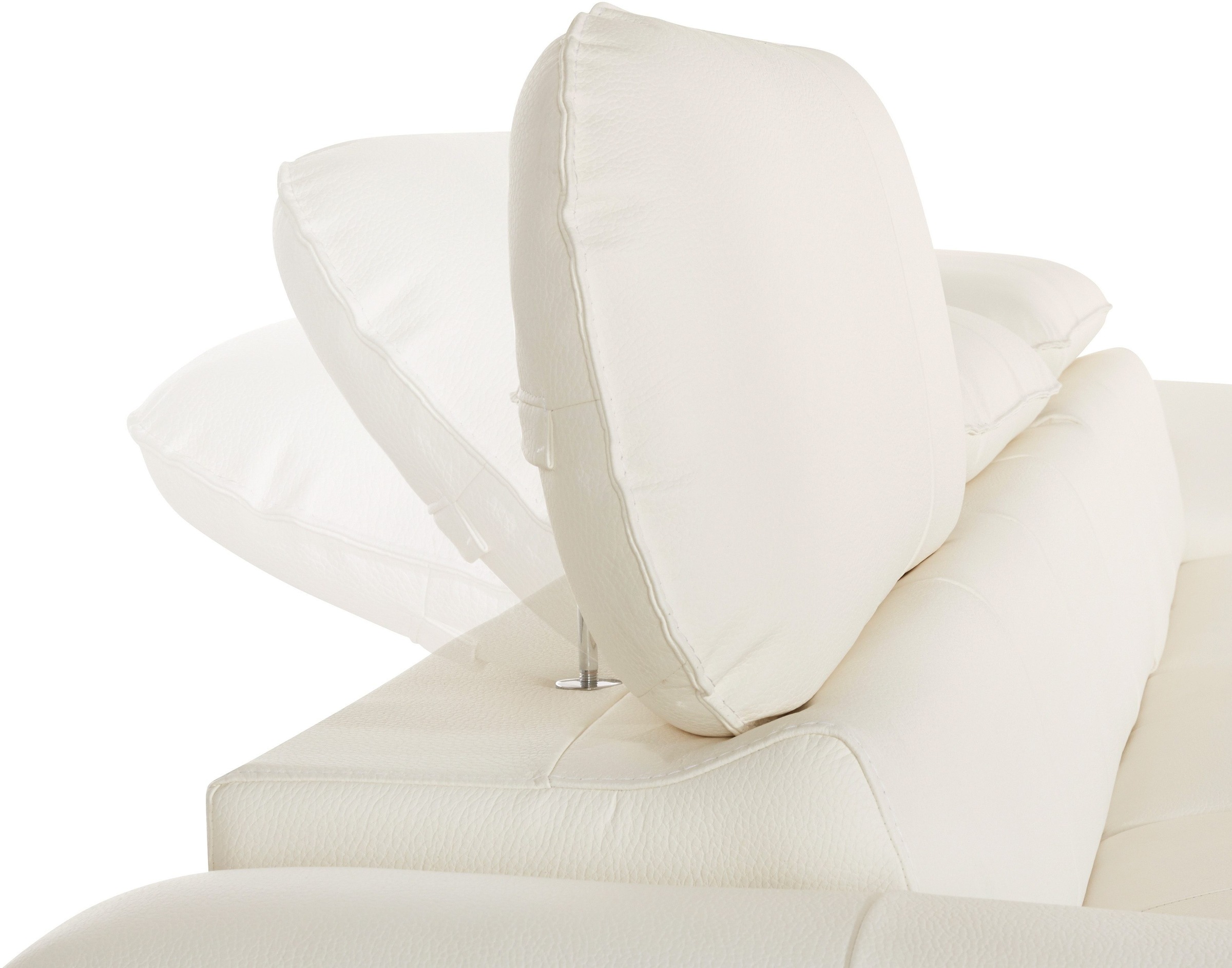 COTTA Polstergarnitur »Driver L-Form«, (Set), Set bestehend aus: Ecksofa mit Kopfteilverstellung & Hocker