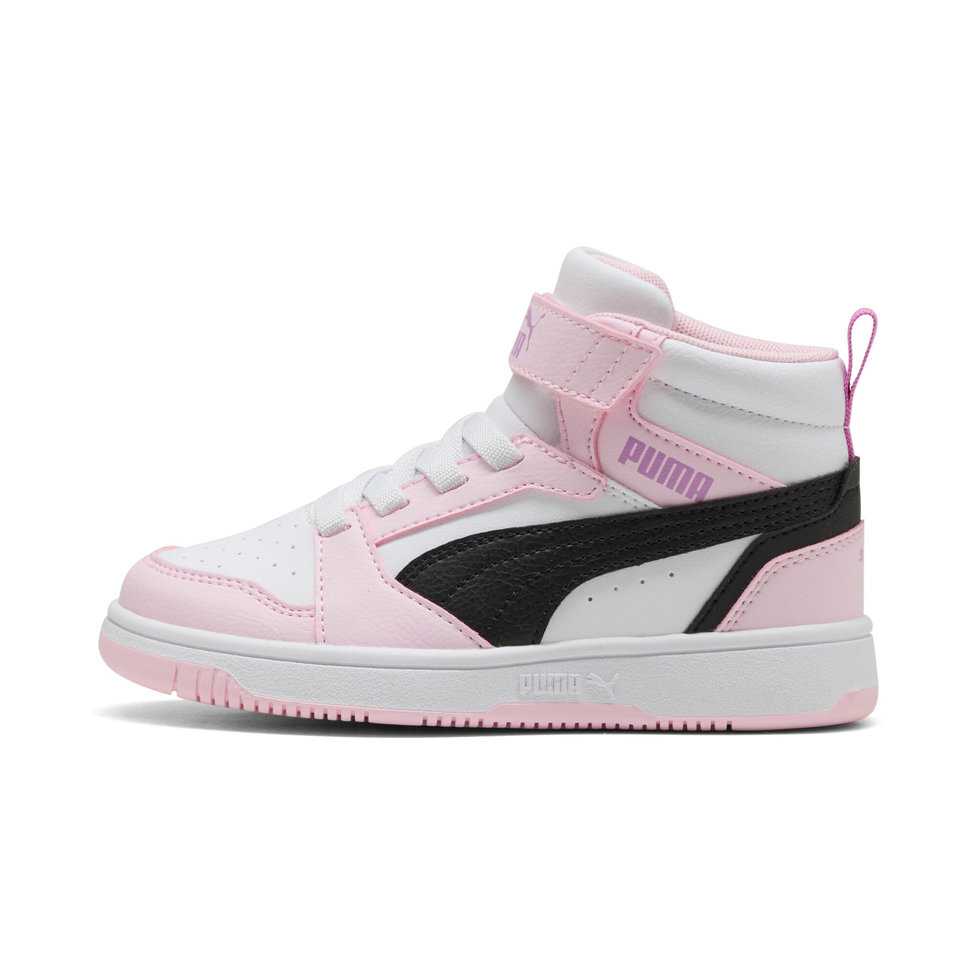 PUMA Sneaker »REBOUND V6 MID AC+ PS«  mit leicht profilierter Gummilaufsohle, mit Klettverschluss